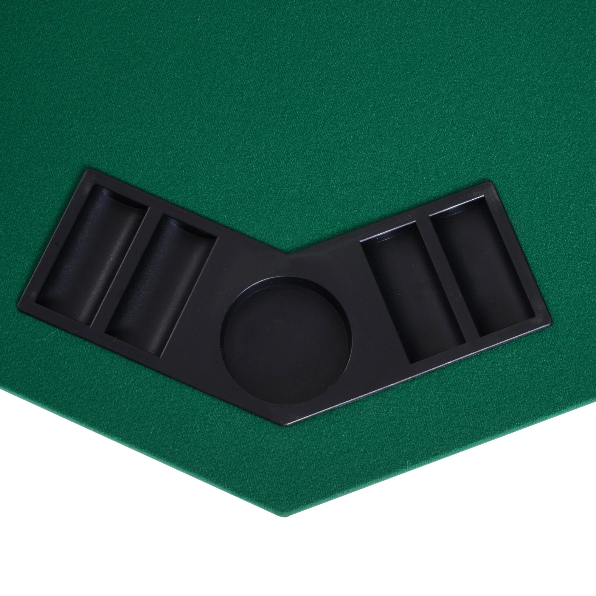 1.2m/48 Inches Foldable Poker Table Top 8 Players Blackjack Tables Casino Chip Trays - Image 7