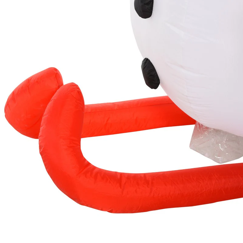 1.7m LED Polyester Snowman Christmas Inflatable - Image 8