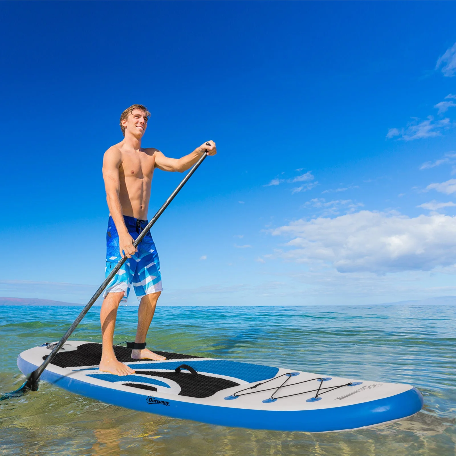 10.6' x 32" x 6" Inflatable Stand Up Paddle Board - Image 2