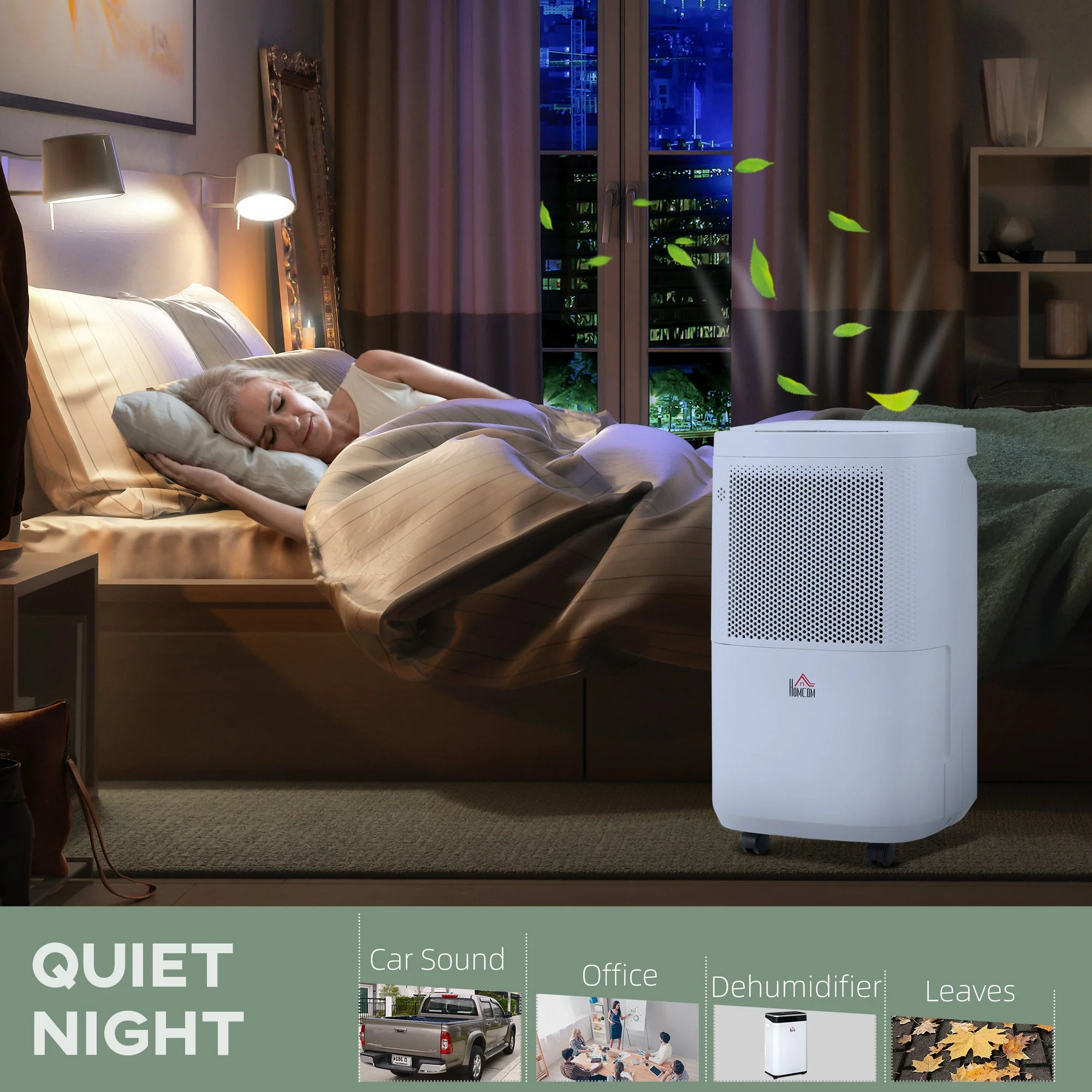 10L/Day 2200ML Portable Quiet Dehumidifier with WiFi Smart App Control - Image 6