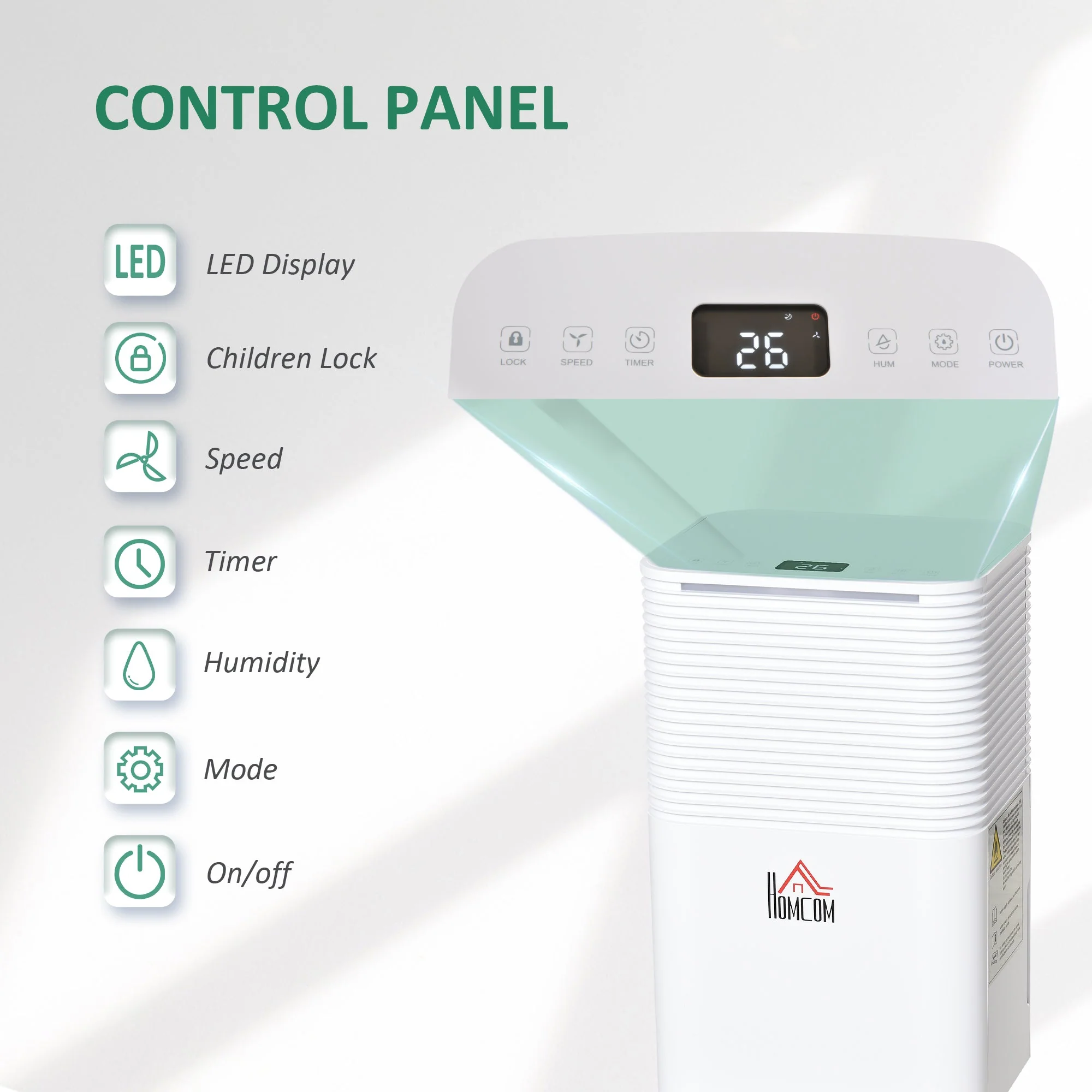 10L/Day Portable Quiet Dehumidifier for Home Laundry - Image 6
