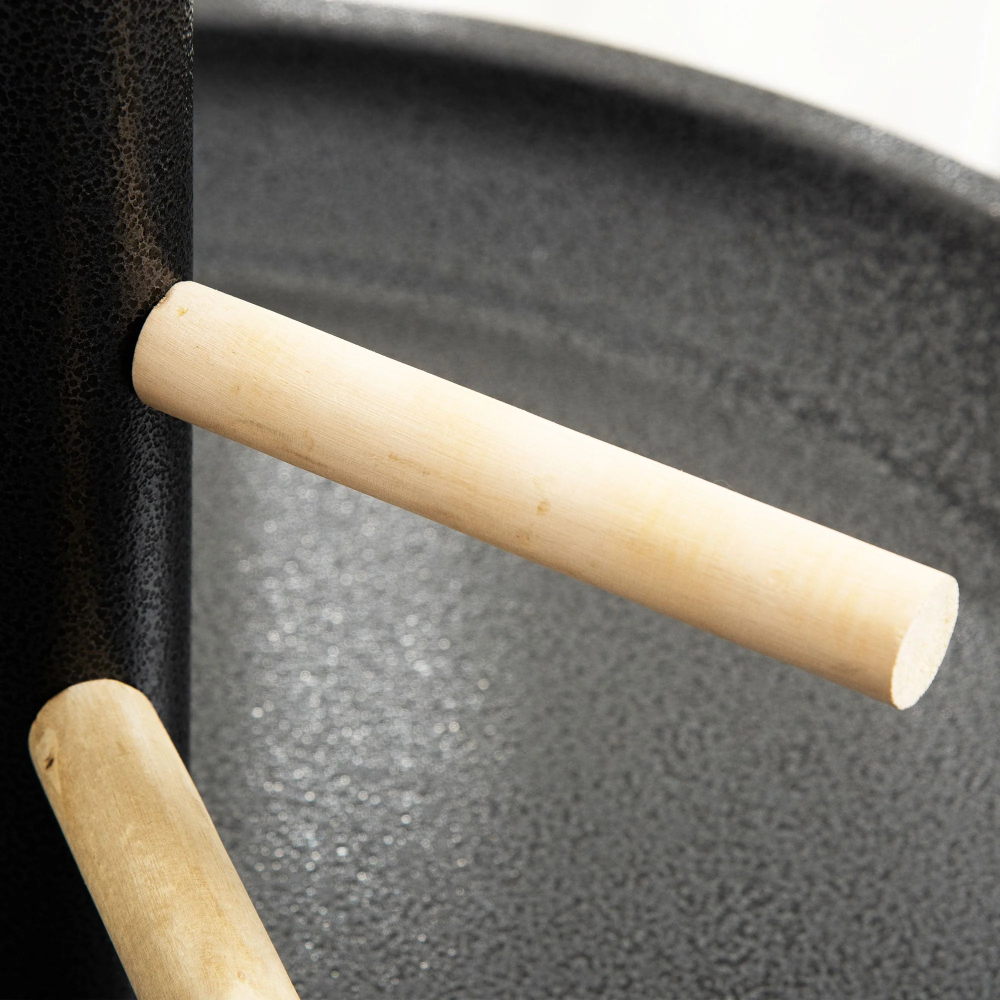 111cm Bird Barh & Feeder Wheeled Stainless Steel & Wood Black by Pawhut - Image 8