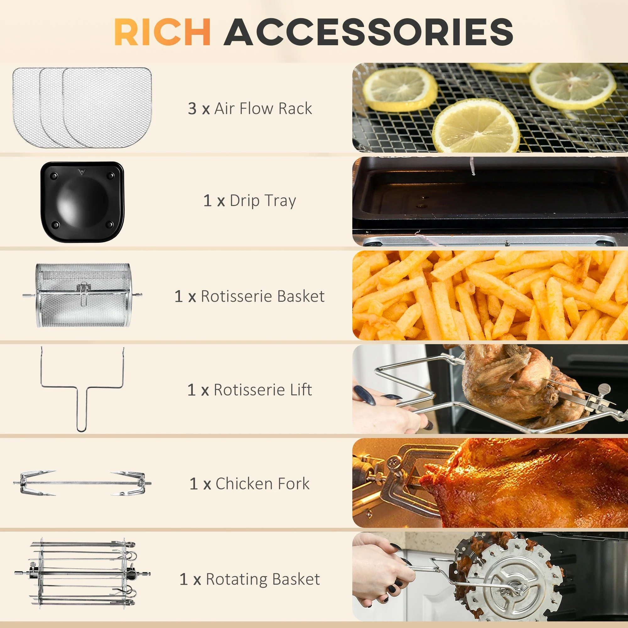 12L 8 in 1 Digital Air Fryer Oven with Air Fry - Image 5