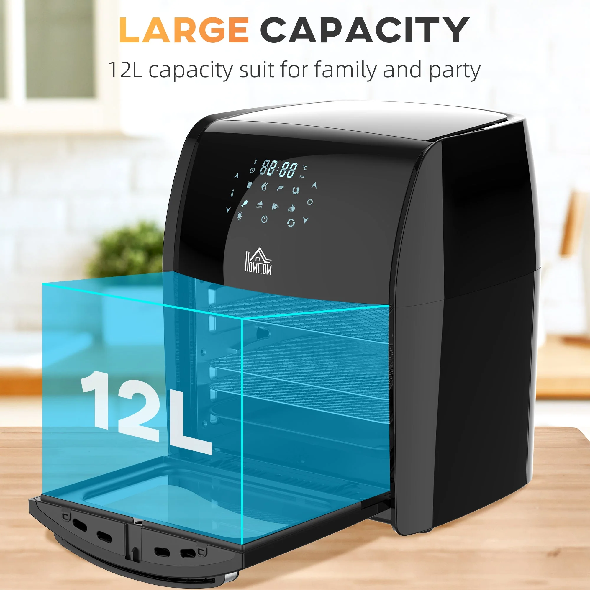12L 8 in 1 Digital Air Fryer Oven with Air Fry - Image 6