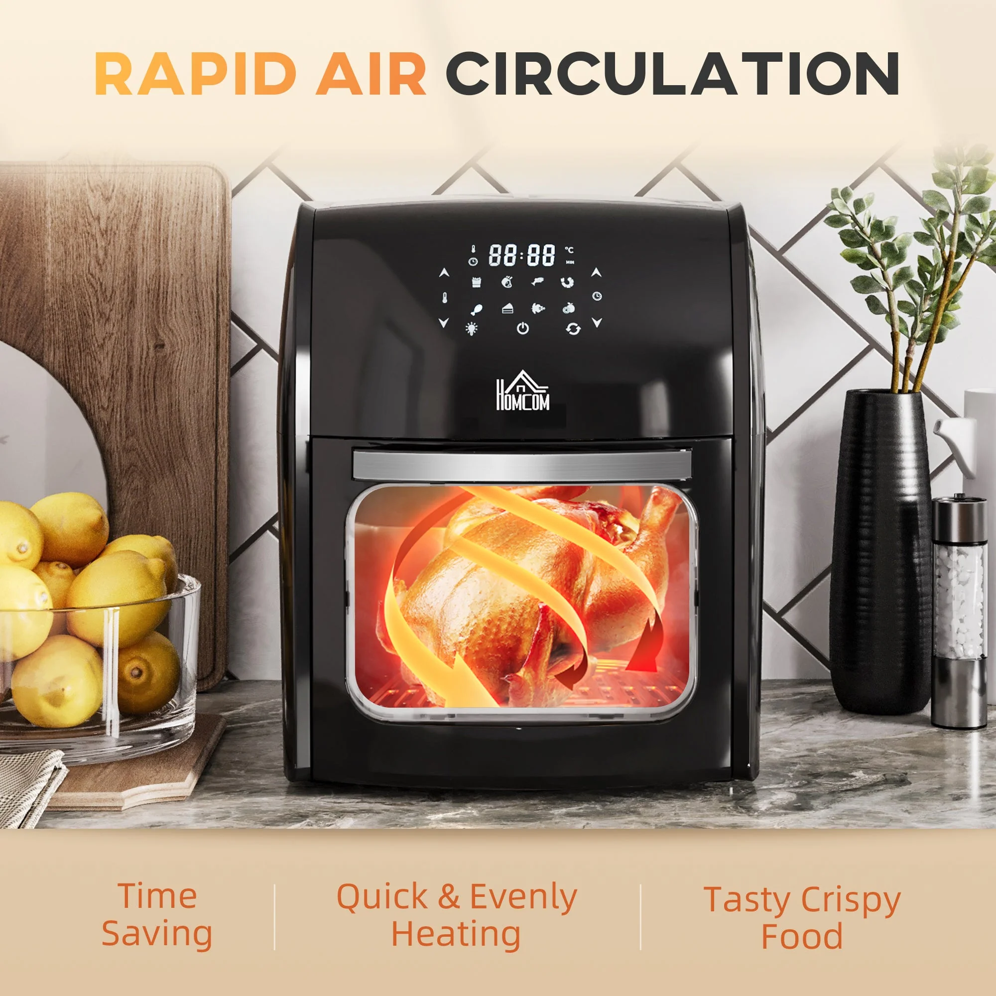 12L 8 in 1 Digital Air Fryer Oven with Air Fry - Image 7