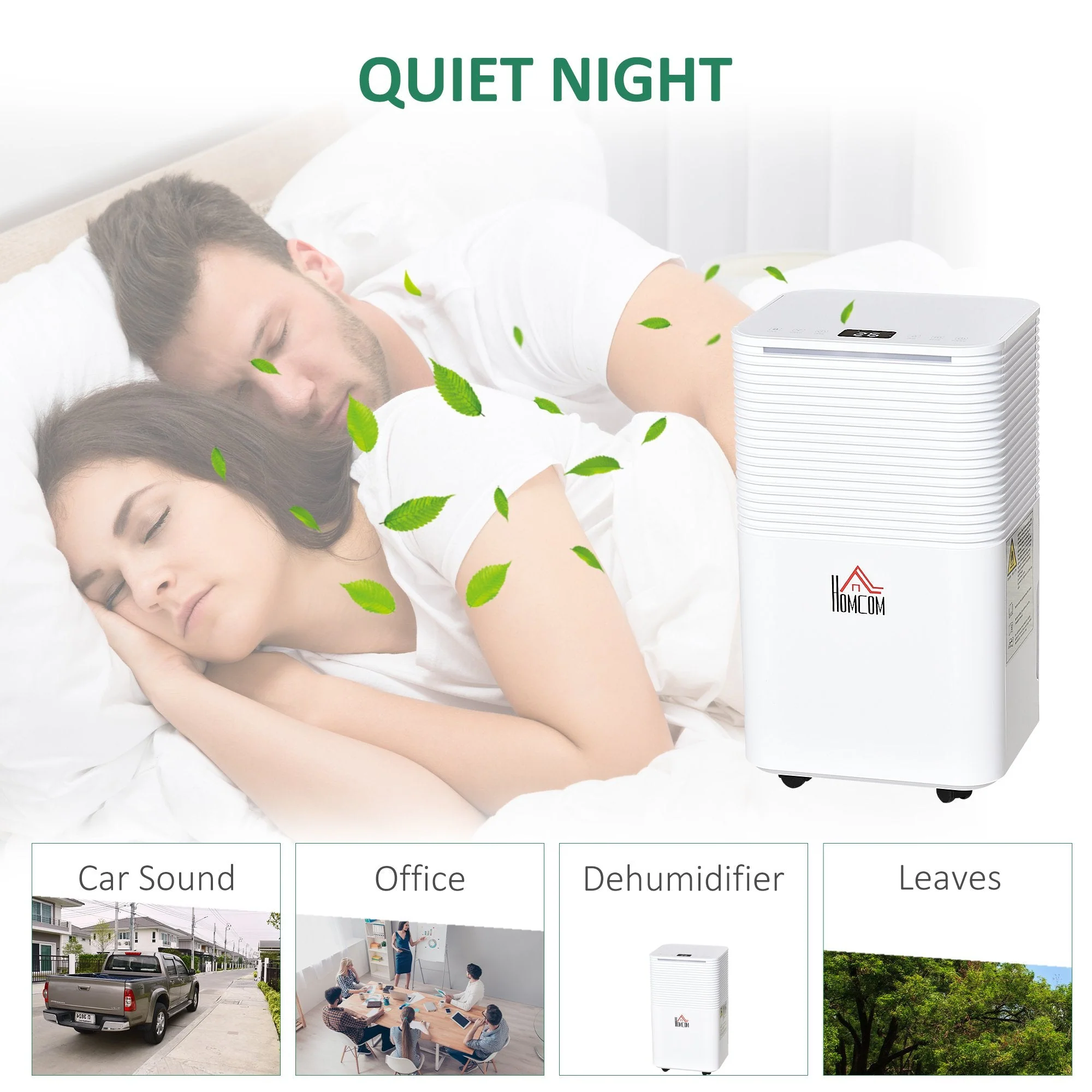12L/Day 2000ML Portable Electric Quiet Dehumidifier for Home Laundry Room - Image 5