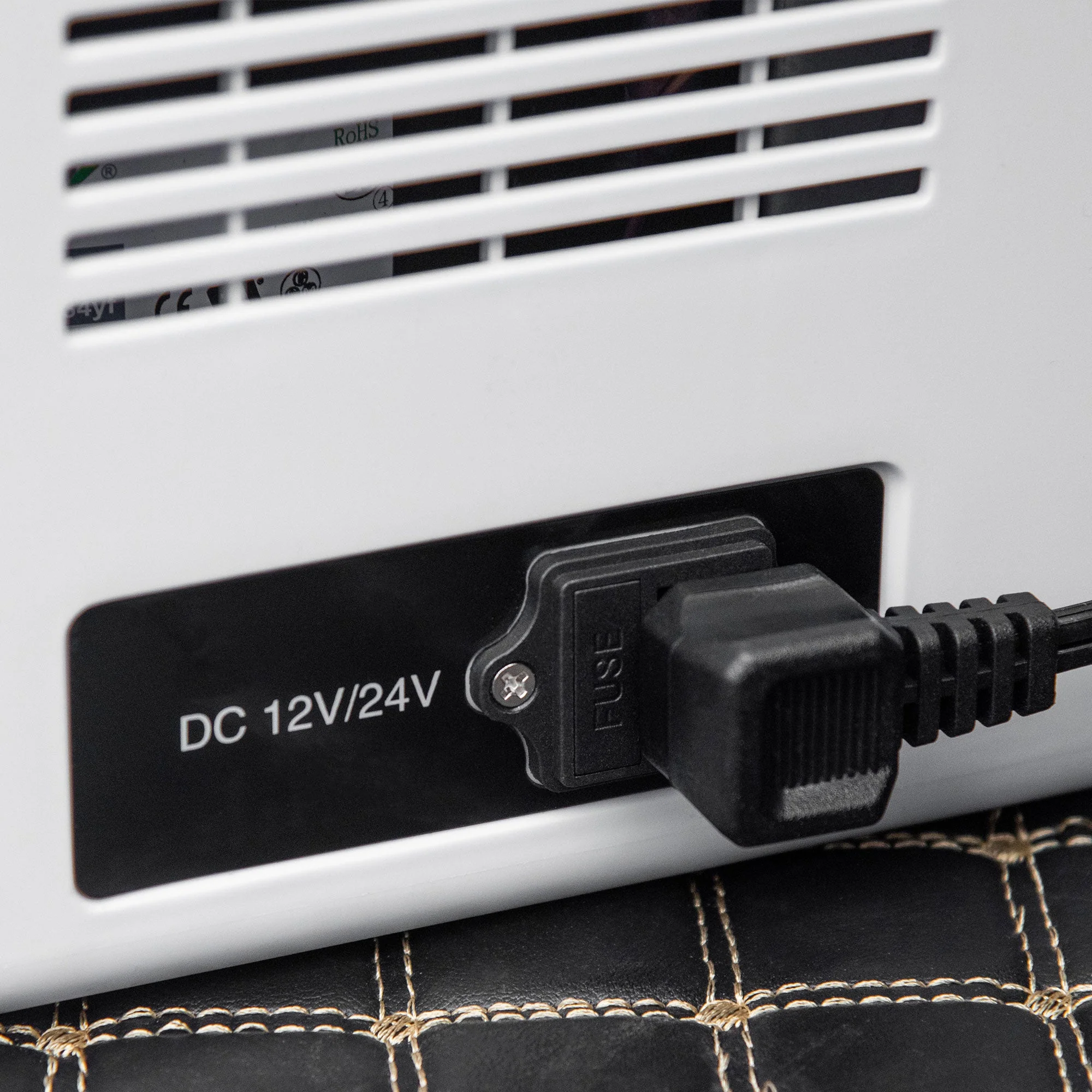 12V Car Refrigerator w/ LED Light & Foldable Handles - Image 9