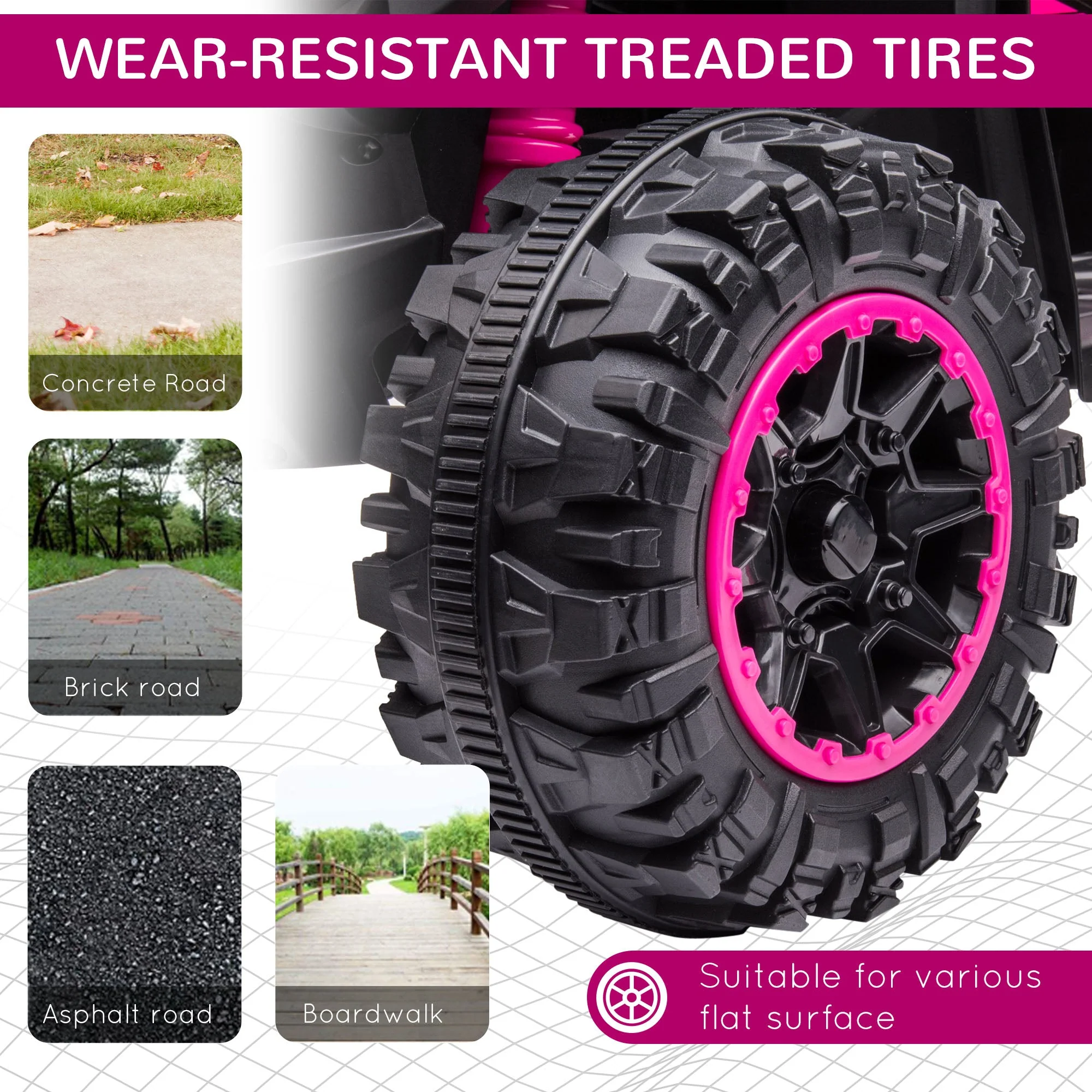12V Quad Bike with Forward Reverse Functions - Image 5