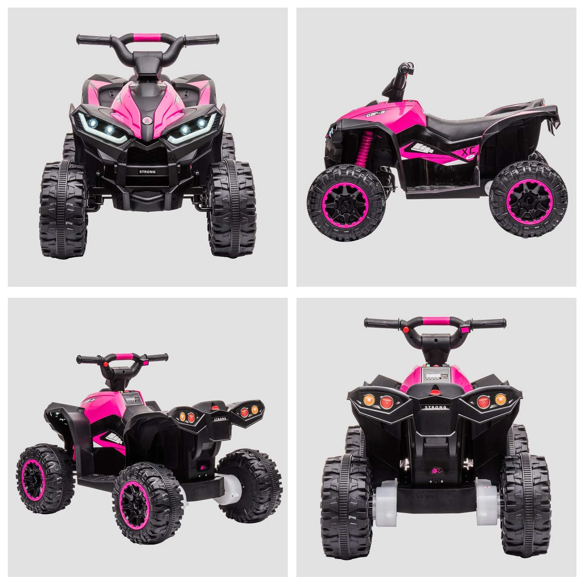 12V Quad Bike with Forward Reverse Functions - Image 8