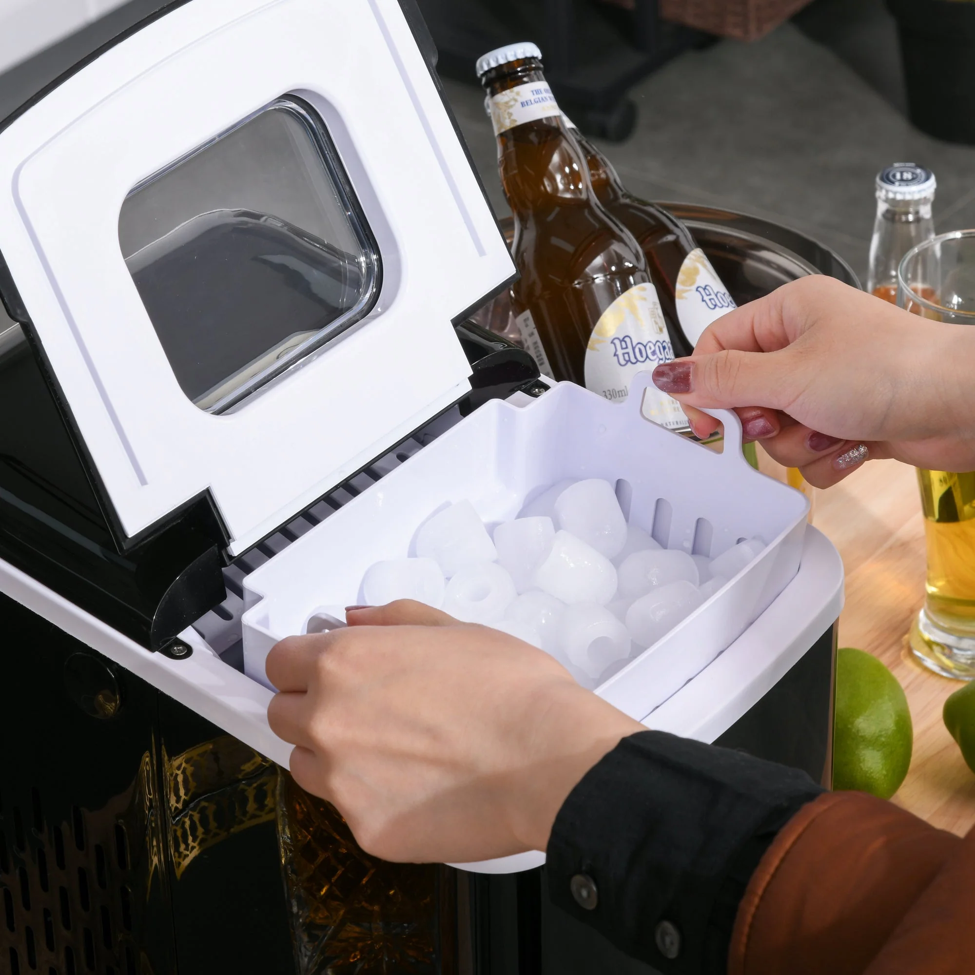 130W 2L 15 Minute Ice Machine Black - Image 7