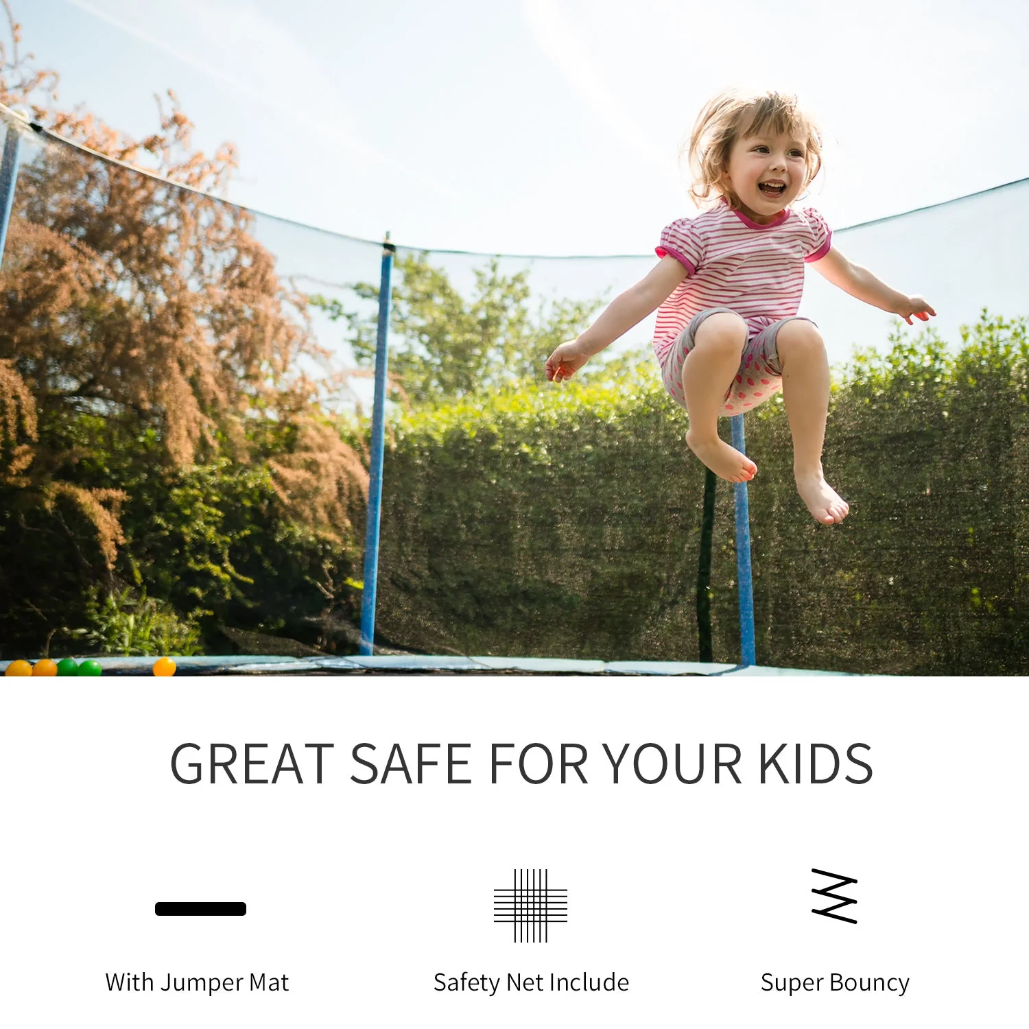 13FT Trampoline Net Replacement - Image 7