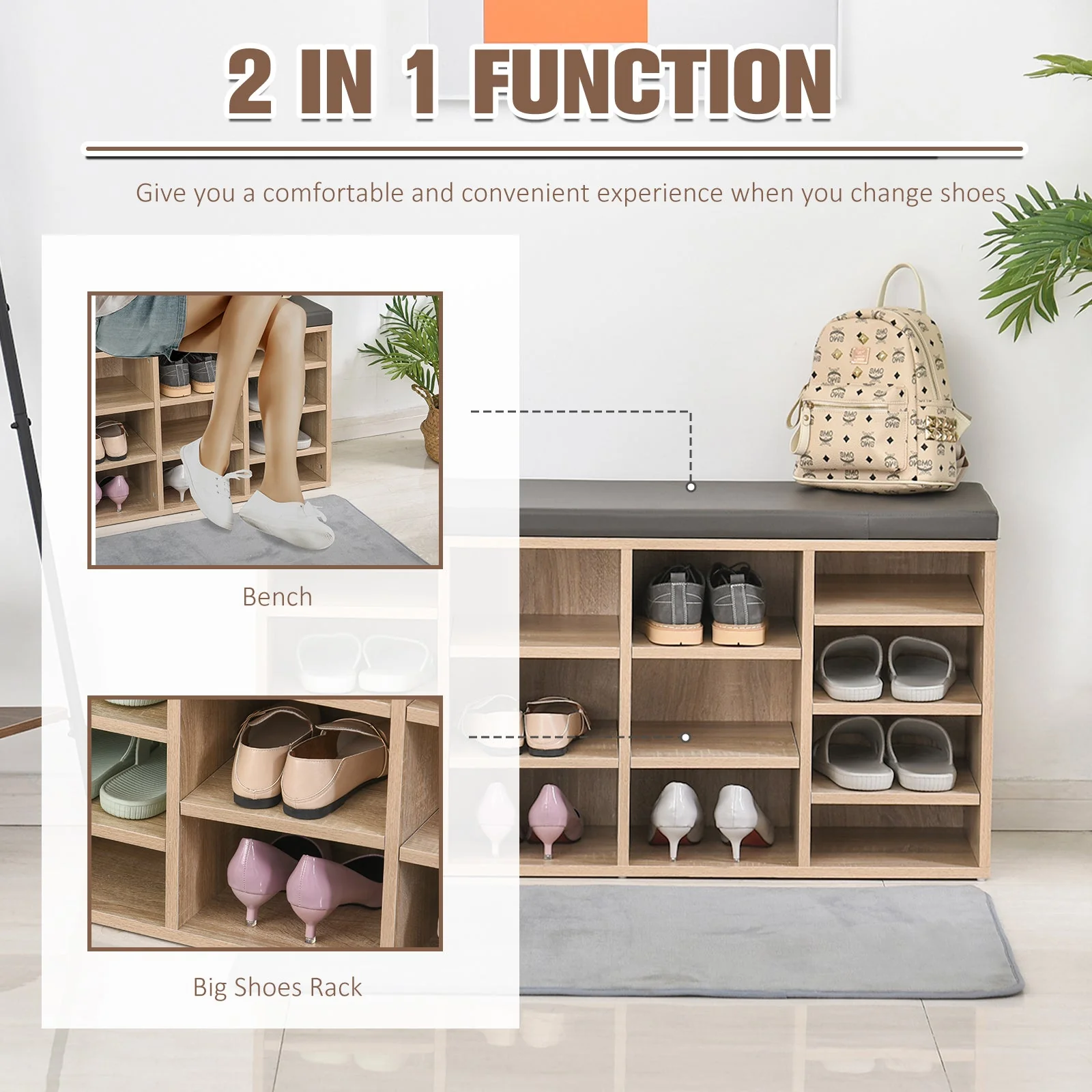 14-Shelf Shoe Storage Unit - Image 4