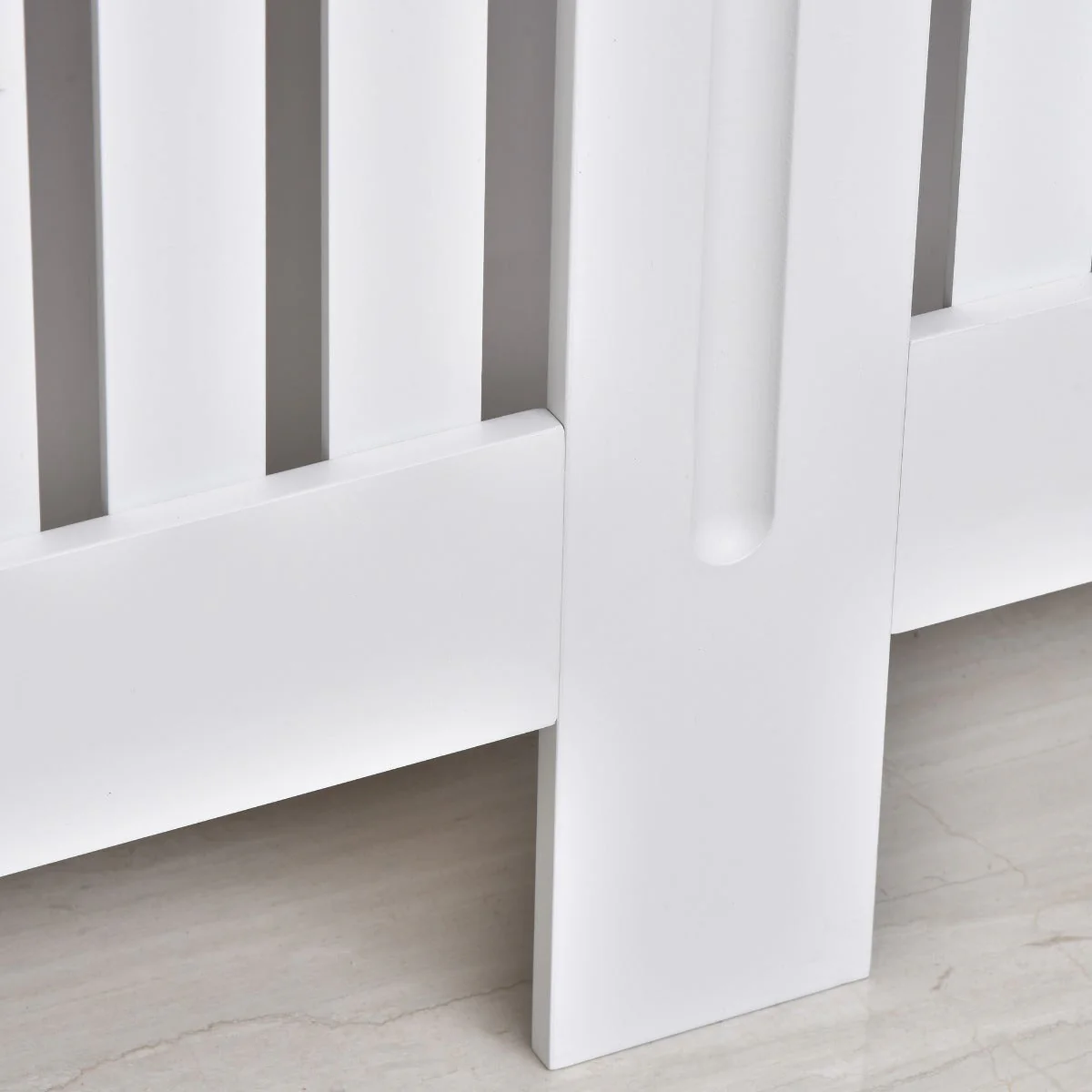 152L x 19W x 81H cm Medium-density fibreboard Radiator Cover-White - Image 8