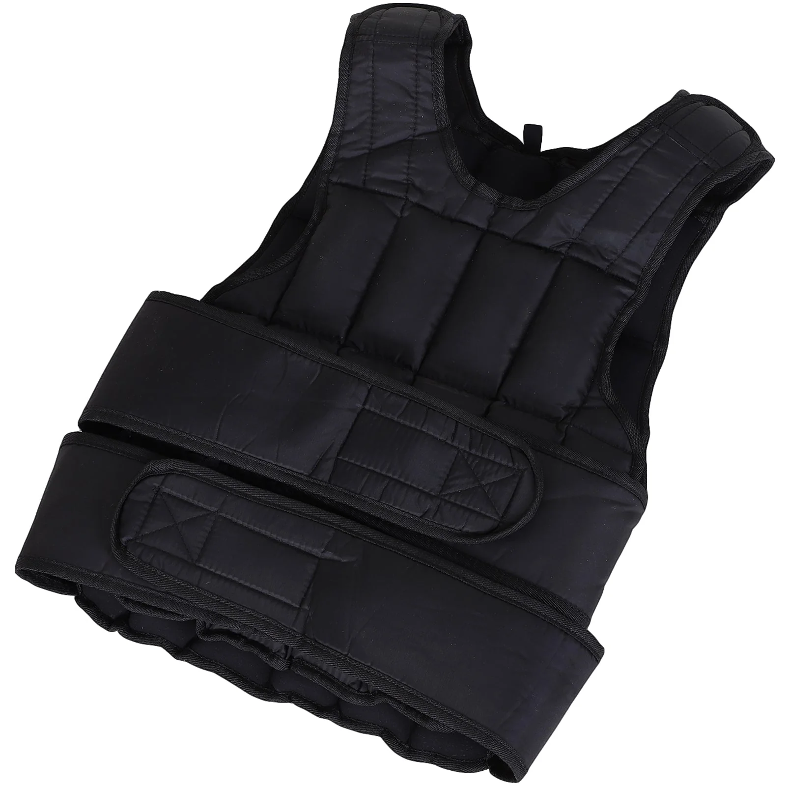 15kg Adjustable Metal Sand Weight Vest Black - Image 2