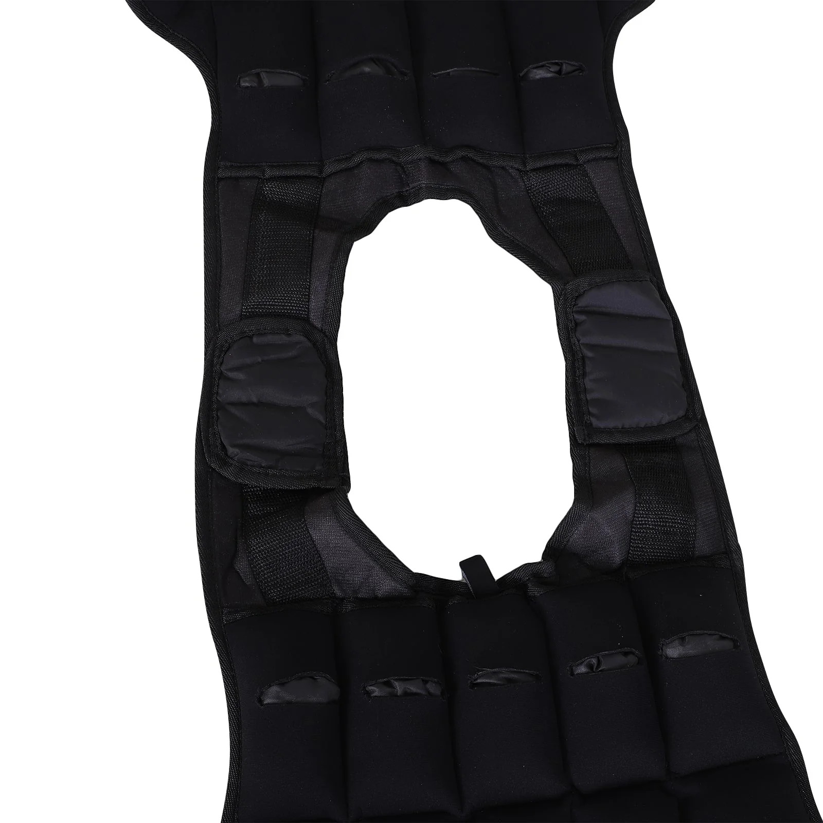 15kg Adjustable Metal Sand Weight Vest Black - Image 6