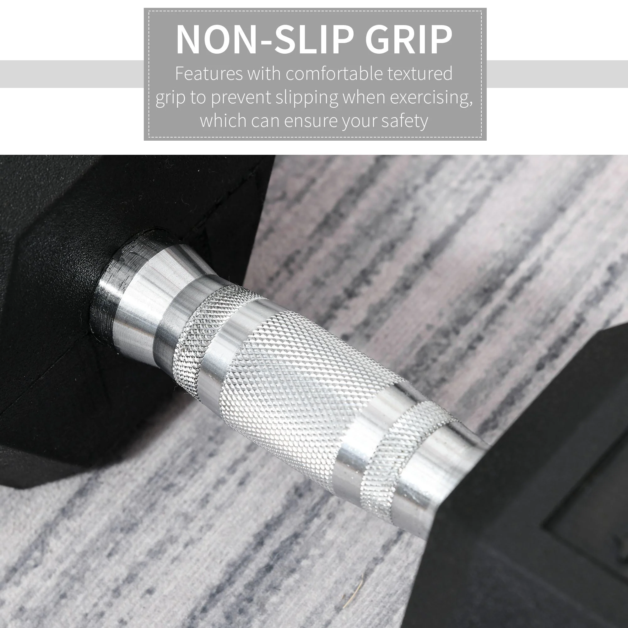 15KG Single Rubber Hex Dumbbell Portable Hand Weights Dumbbell Home Gym - Image 5