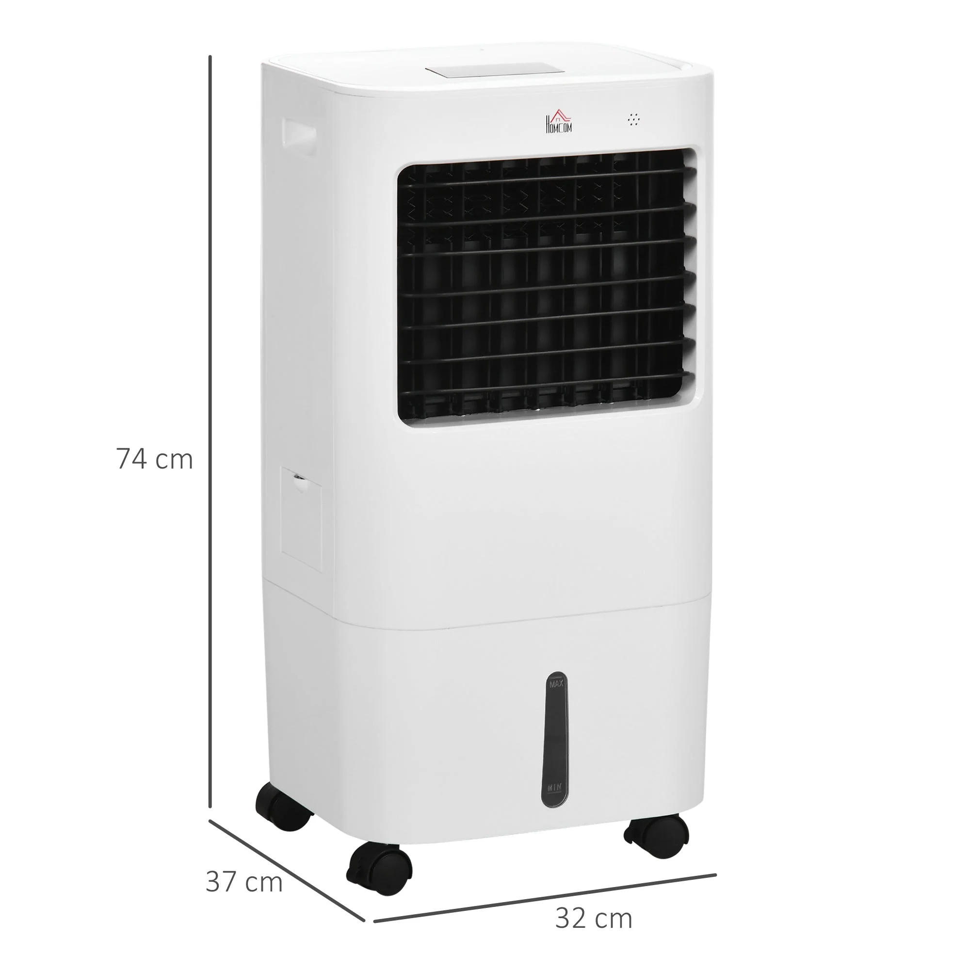 15L Multifunction Three Speed Air Cooler With Remote Control White - Image 2