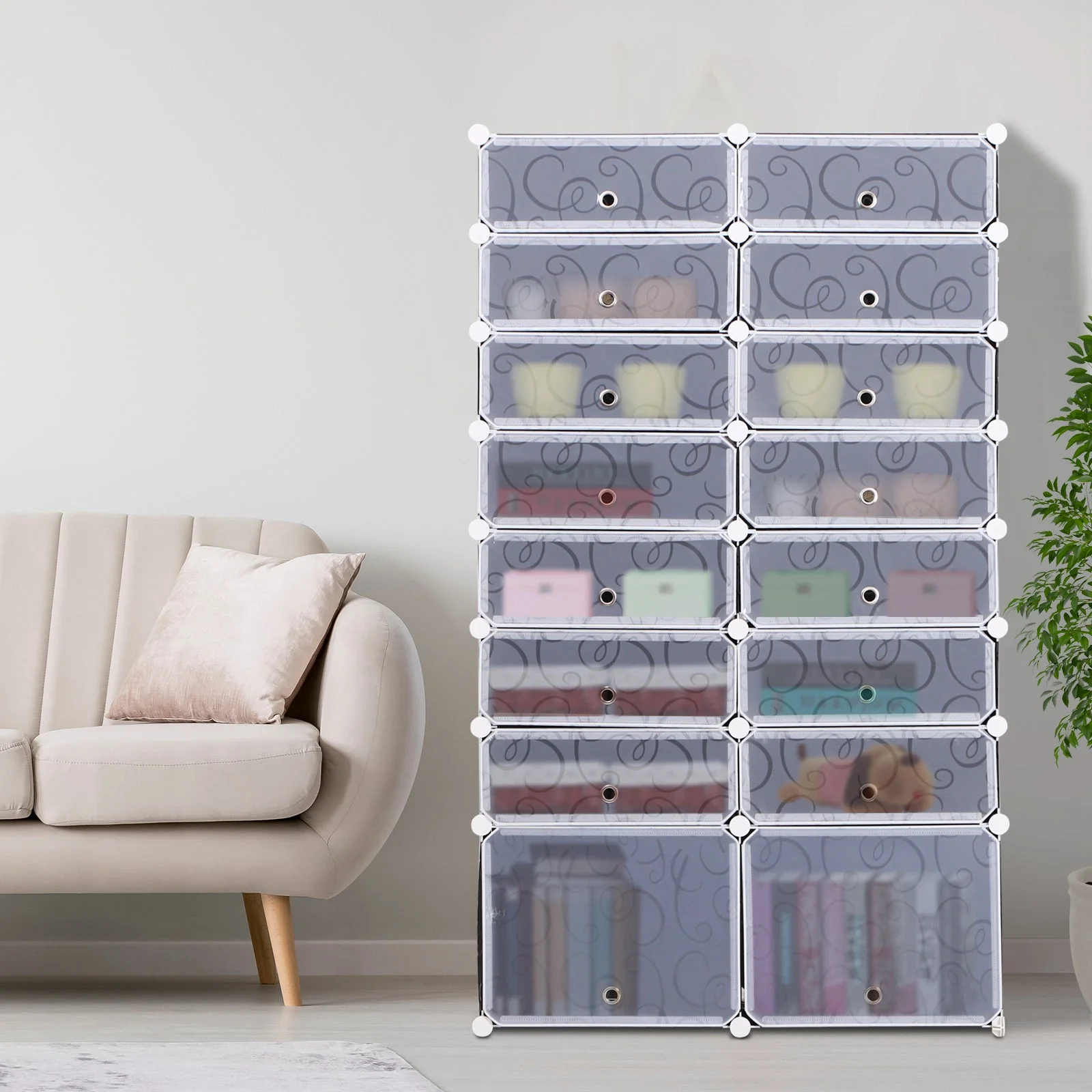 16 Cube Shoe Rack - Image 4