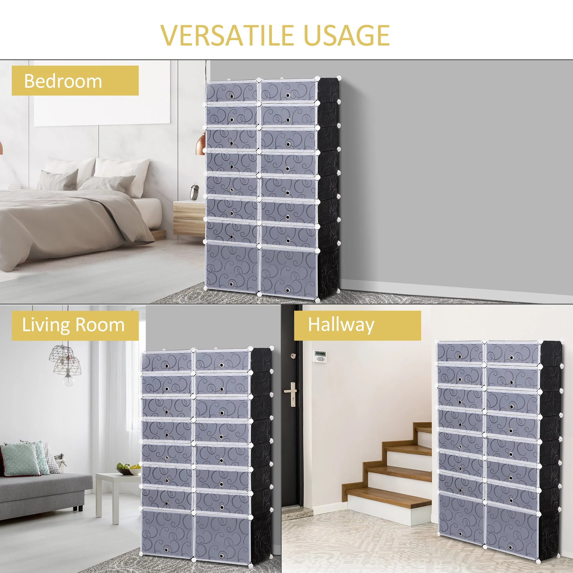 16 Cube Shoe Rack - Image 8