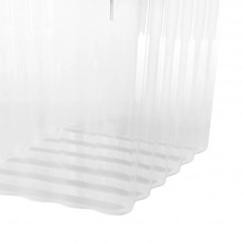 16 x Plastic Storage Boxes 110 Litres Extra Large - Clear & Black Supa Nova by Strata - Image 5
