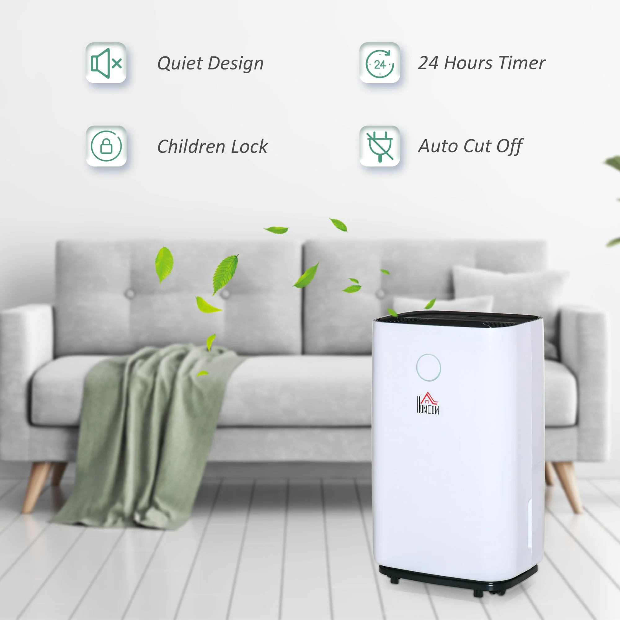 16L/Day 4L Portable Quiet Dehumidifier Home Laundry - Image 7