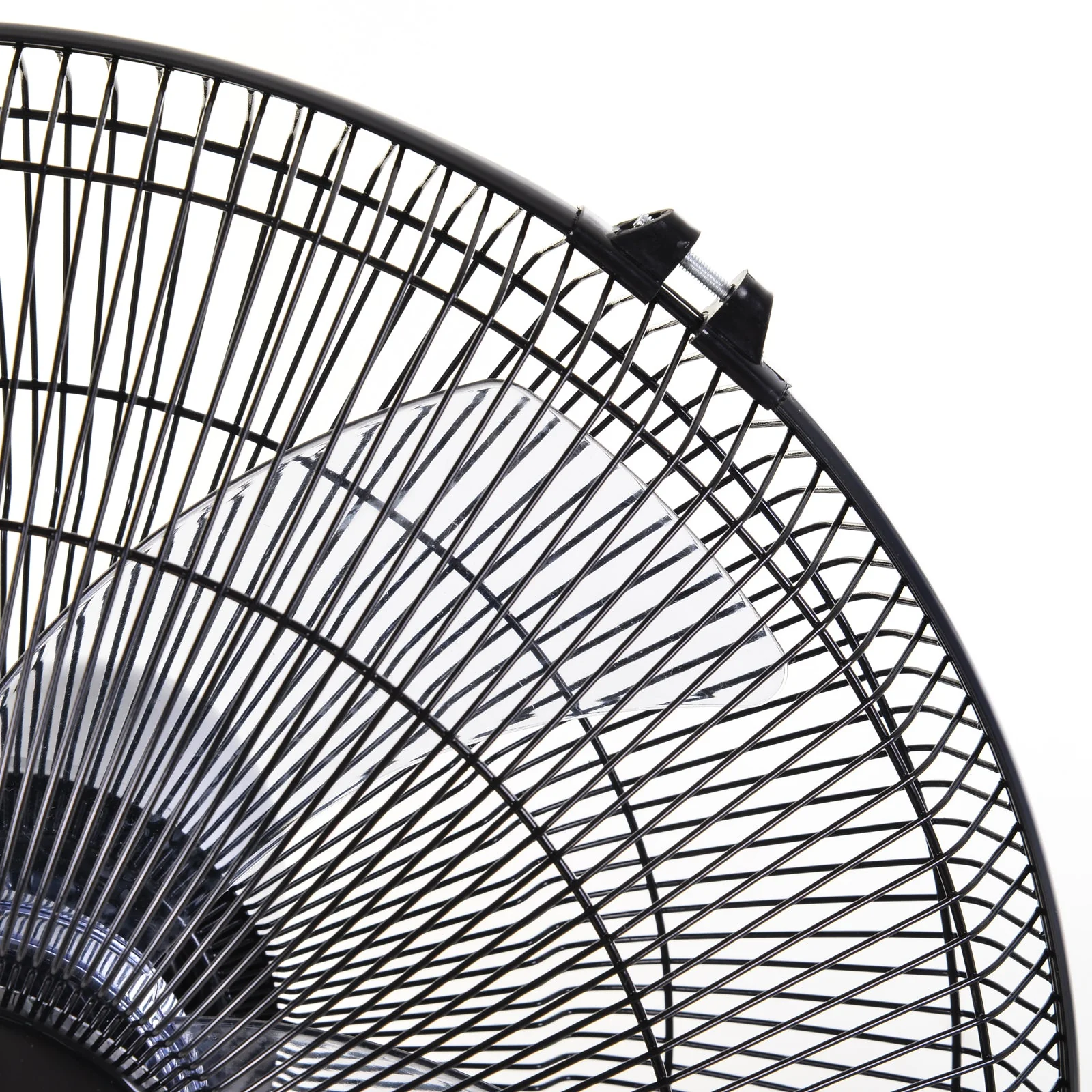 17" Oscillating Three Speed Adjustable Height Pedestal Fan With Remote Black by Homcom - Image 9