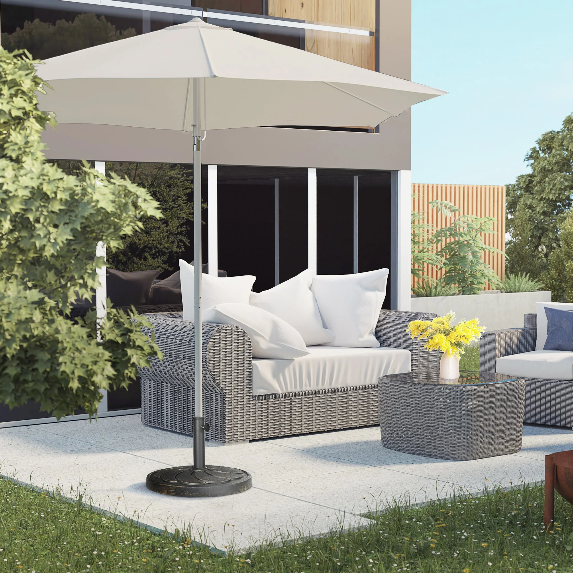18kg Resin Garden Parasol Base - Image 6