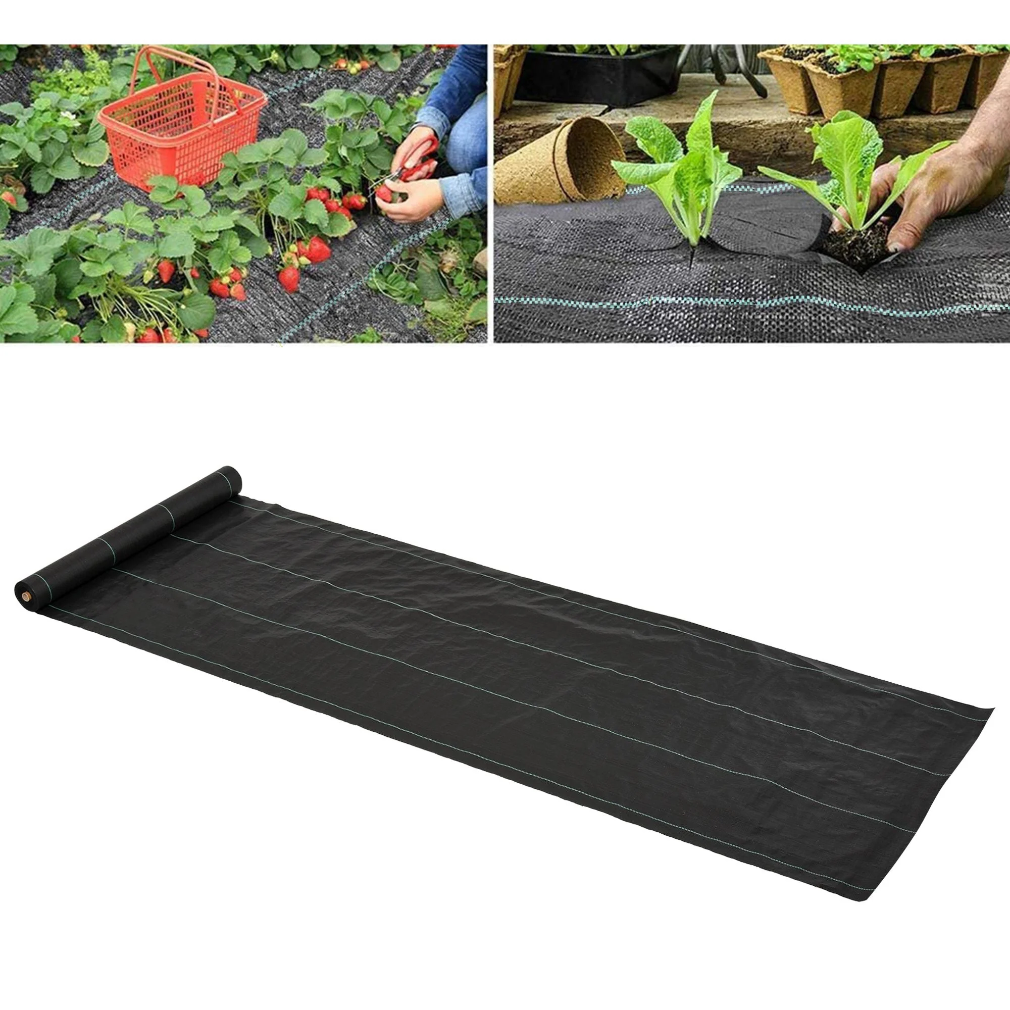 1x50m Weed Barrier Landscape Fabric Durable Convenient Design - Image 2