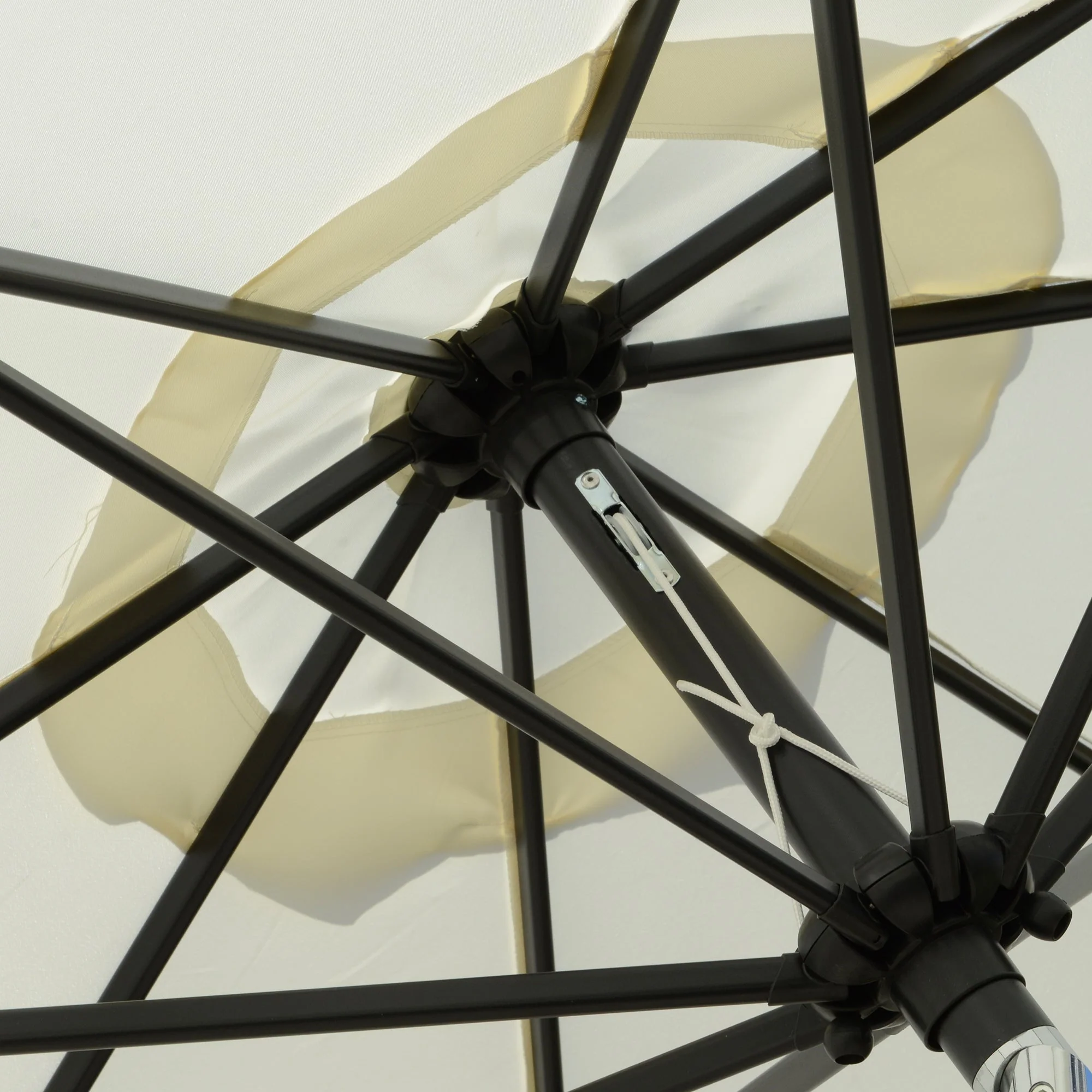 2.66m Patio Umbrella Garden Parasol Outdoor Sun Shade Table Umbrella with Ruffles - Image 8