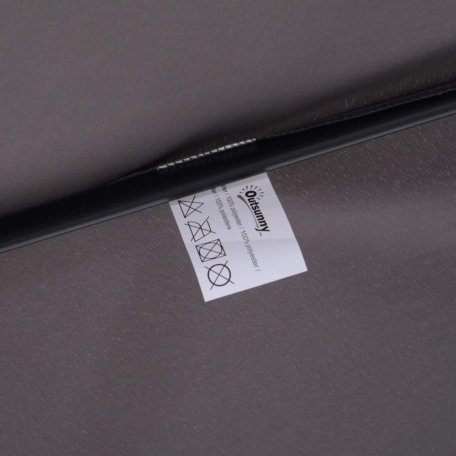 2.7M Garden Parasol Umbrella with Tilt and Crank - Image 9