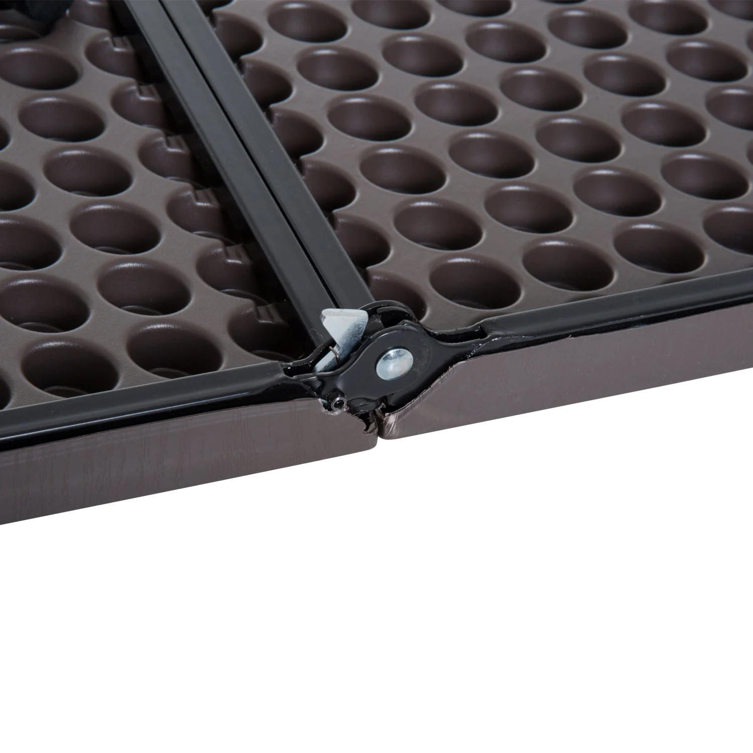 2.8FT Metal Portable Picnic Table Outdoor Furniture - Image 7