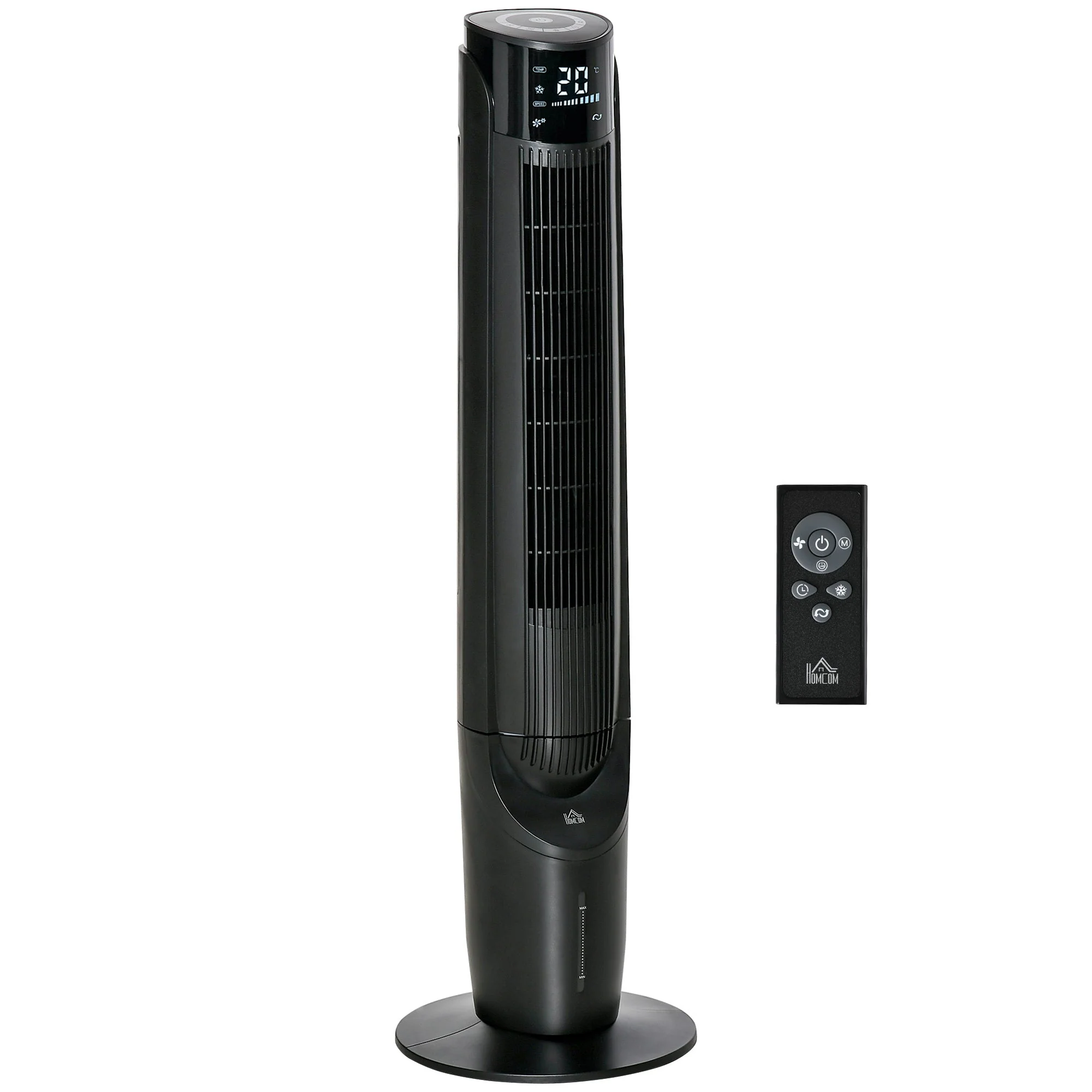 2.8L Oscillating Three Speed Air Cooler With Timer & Remote Control Black & White - Image 2