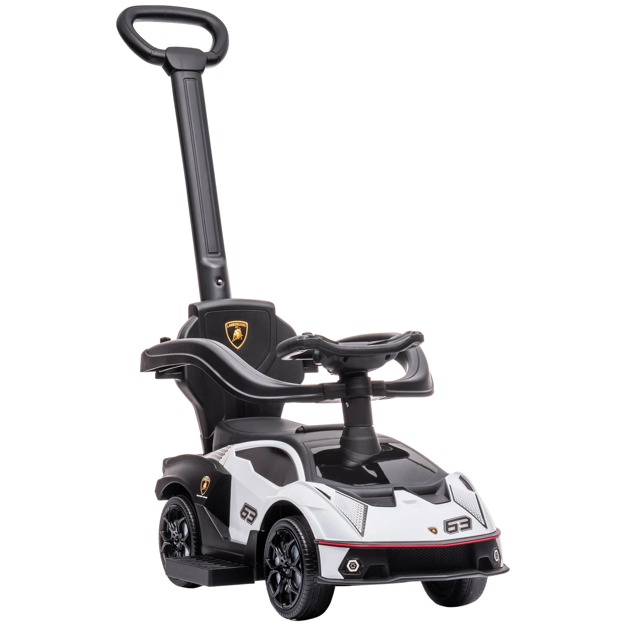 2 in 1 Baby Essenza SCV12 Ride On Car With Parenr Handle 1 To 3 Years White by Aiyaplay - Image 2