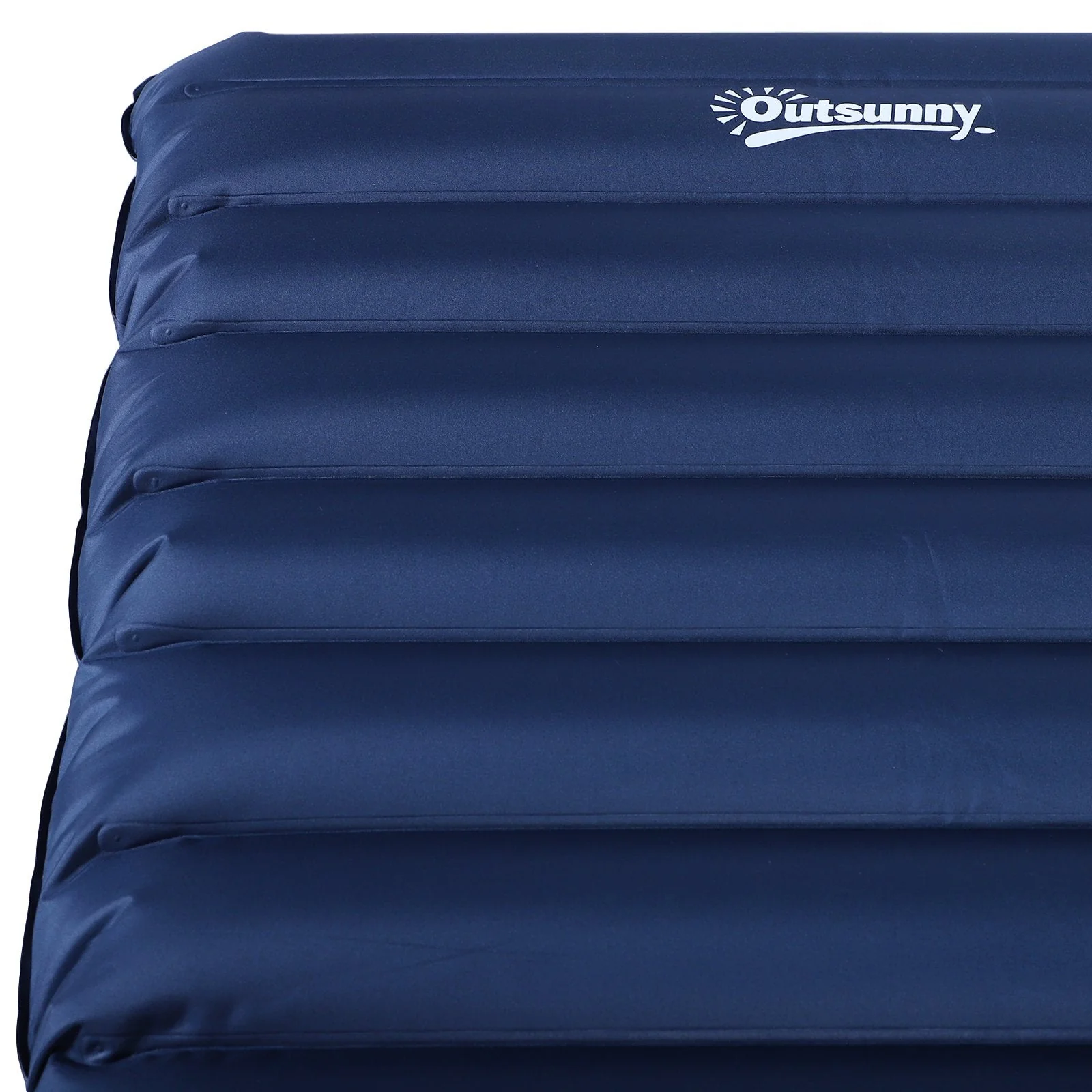 2 Person Camping Inflating Sleeping Mat Inflatable Mattress Ultralight Folding Bed Portable Air Bed for Outdoor Backpacking Hiking Travel - Blue - Image 8