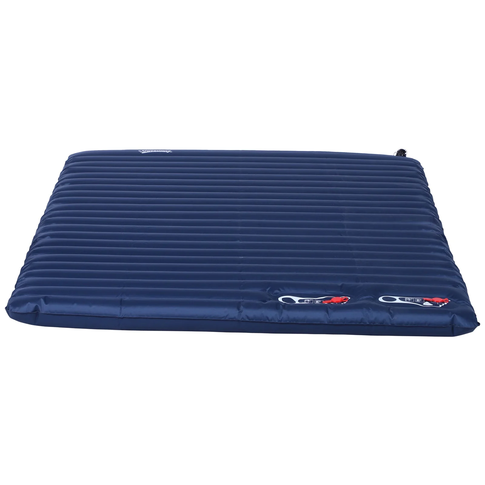 2 Person Camping Inflating Sleeping Mat Inflatable Mattress Ultralight Folding Bed Portable Air Bed for Outdoor Backpacking Hiking Travel - Blue - Image 9