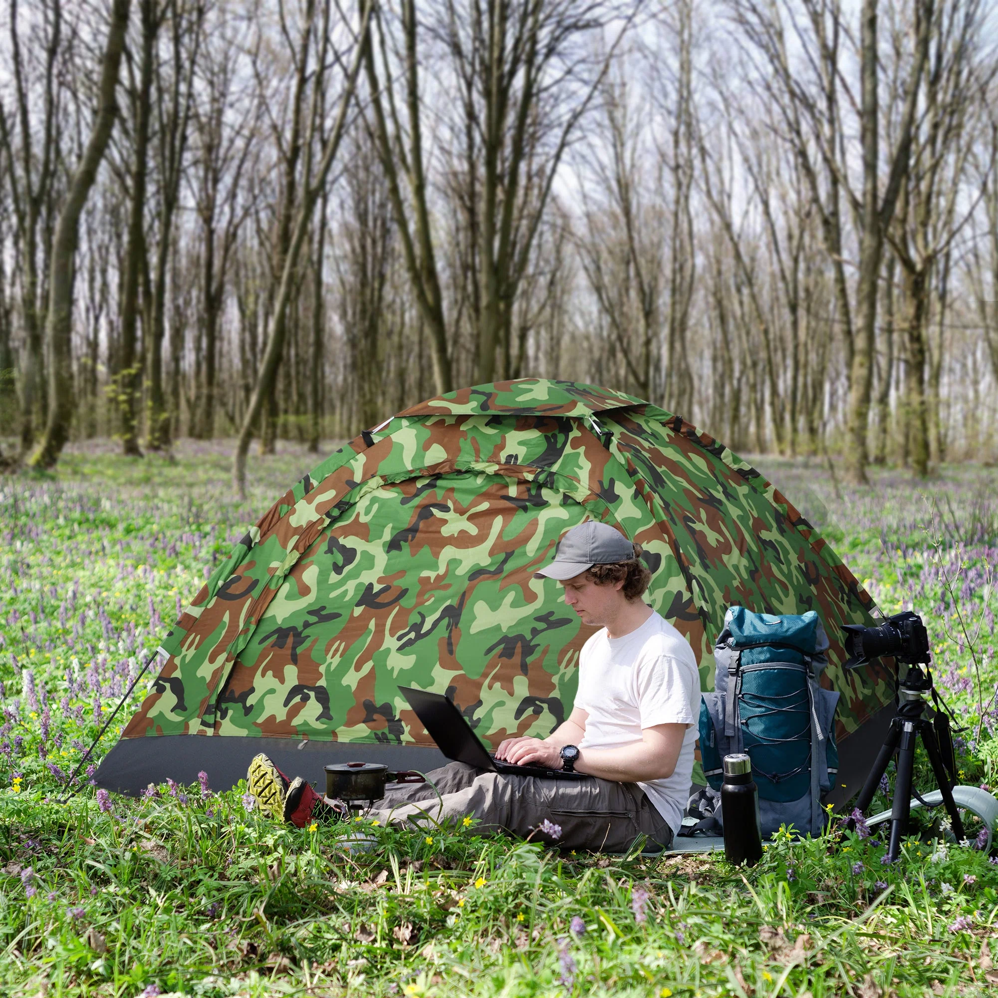 2 Person Camping Tent - Image 2