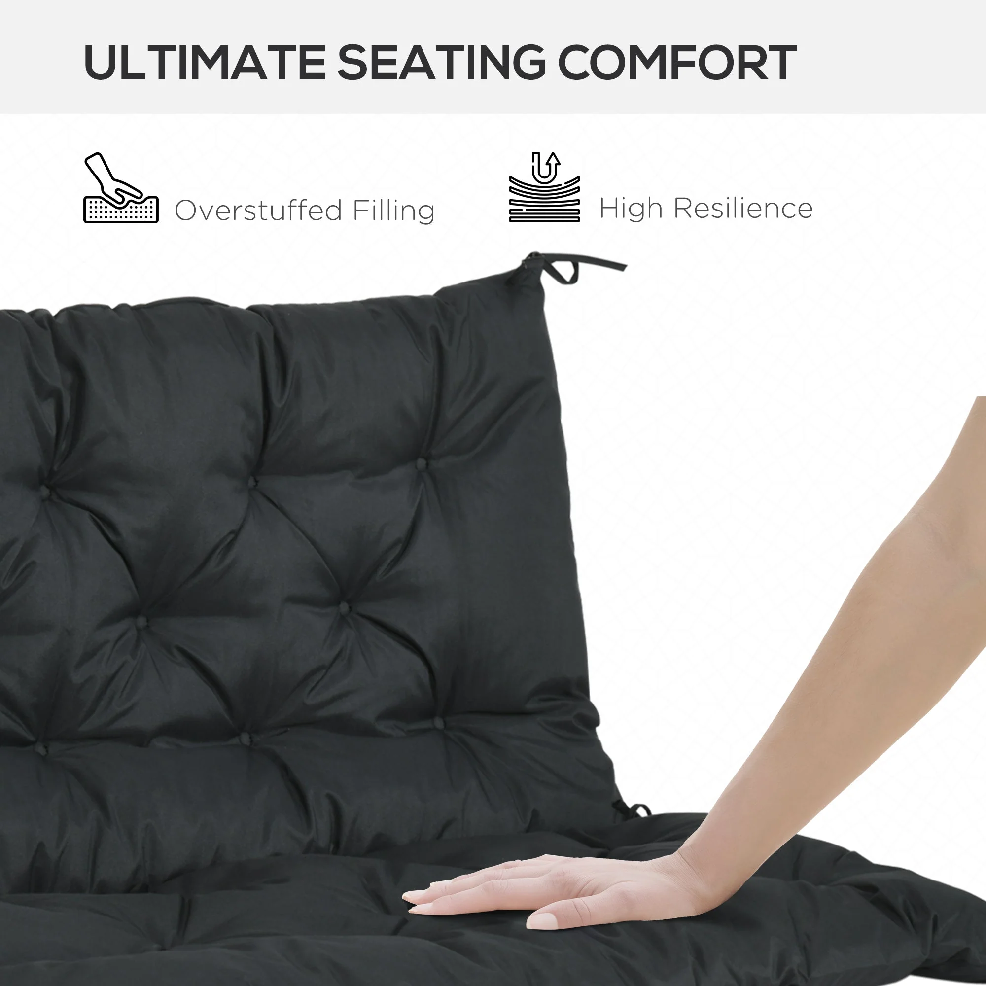 2 Seater Bench Cushion - Image 5