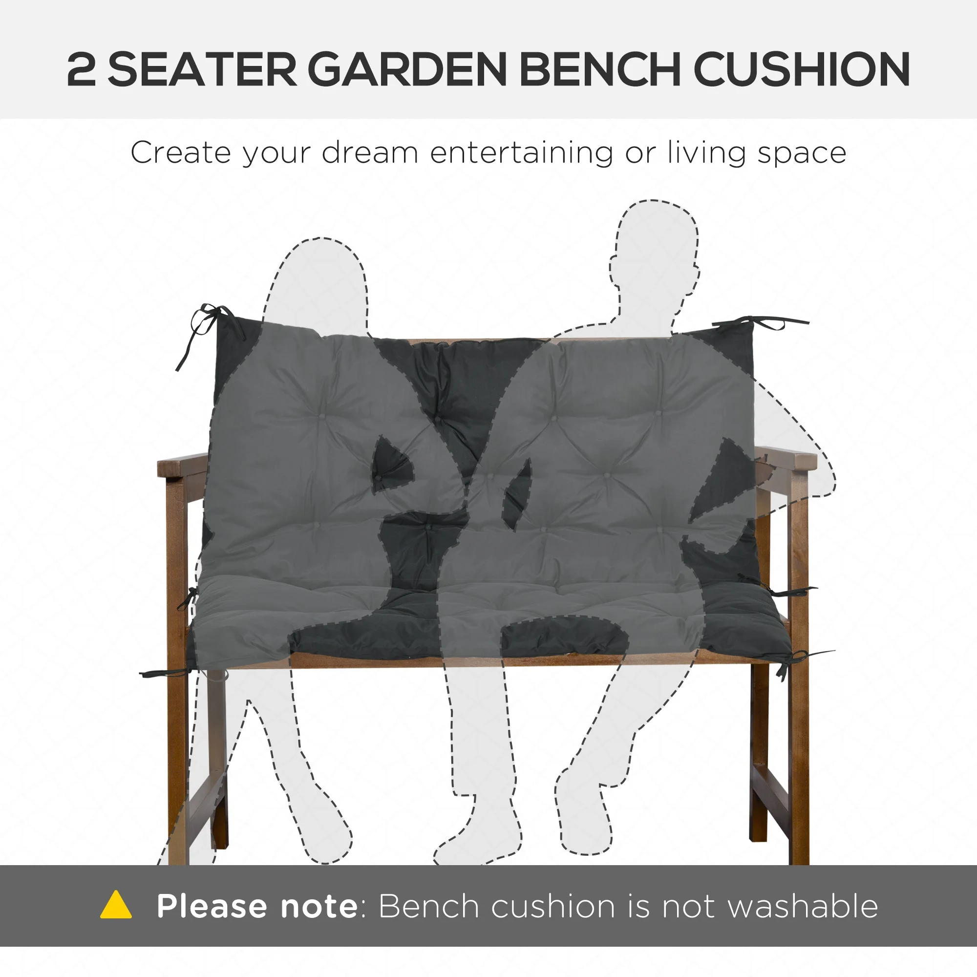 2 Seater Bench Cushion - Image 7