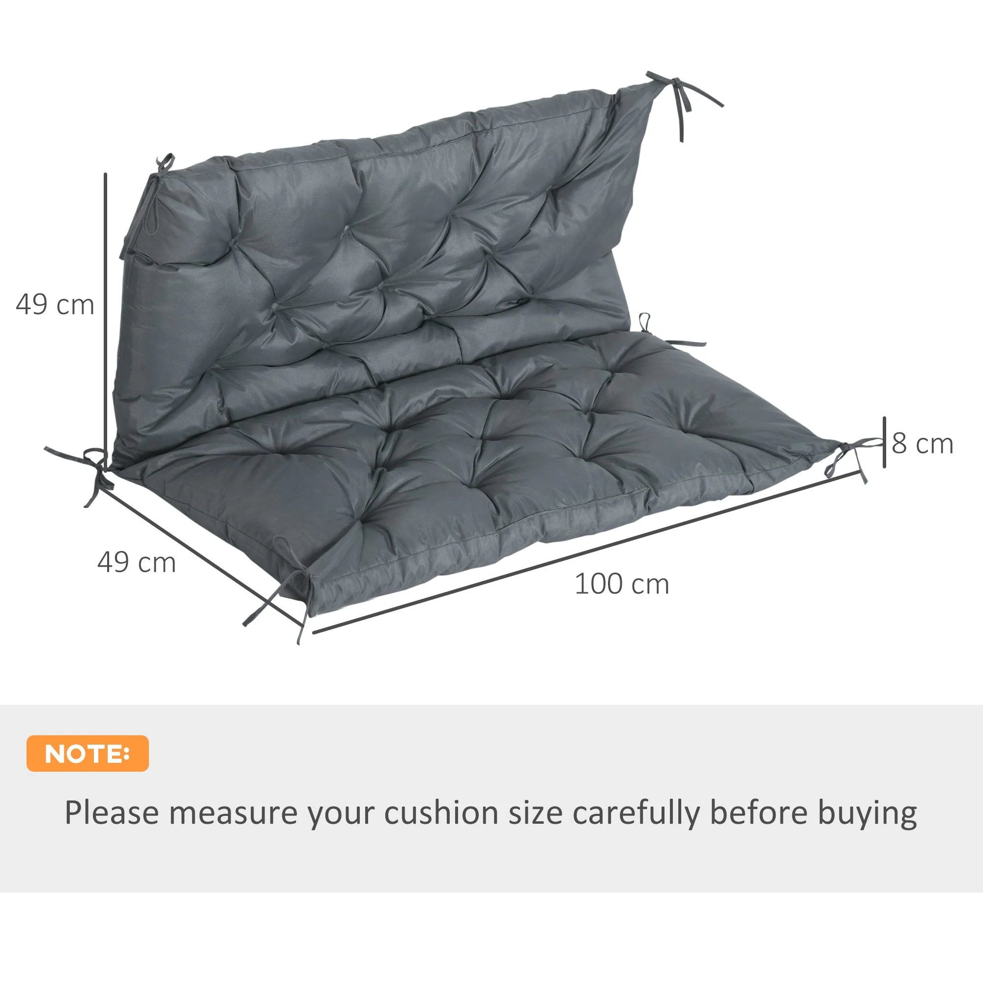 2 Seater Bench Cushion - Image 3