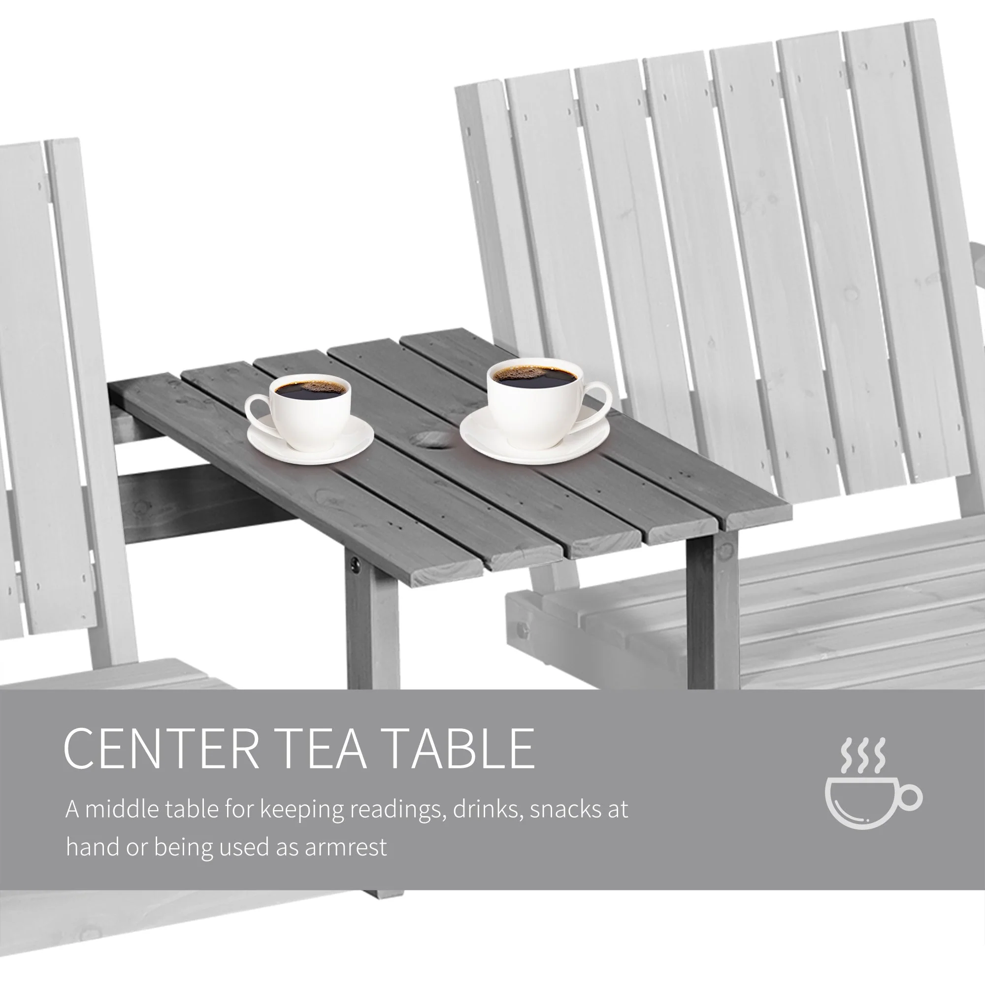 2 Seater Garden Bench Antique Loveseat for Yard - Image 6
