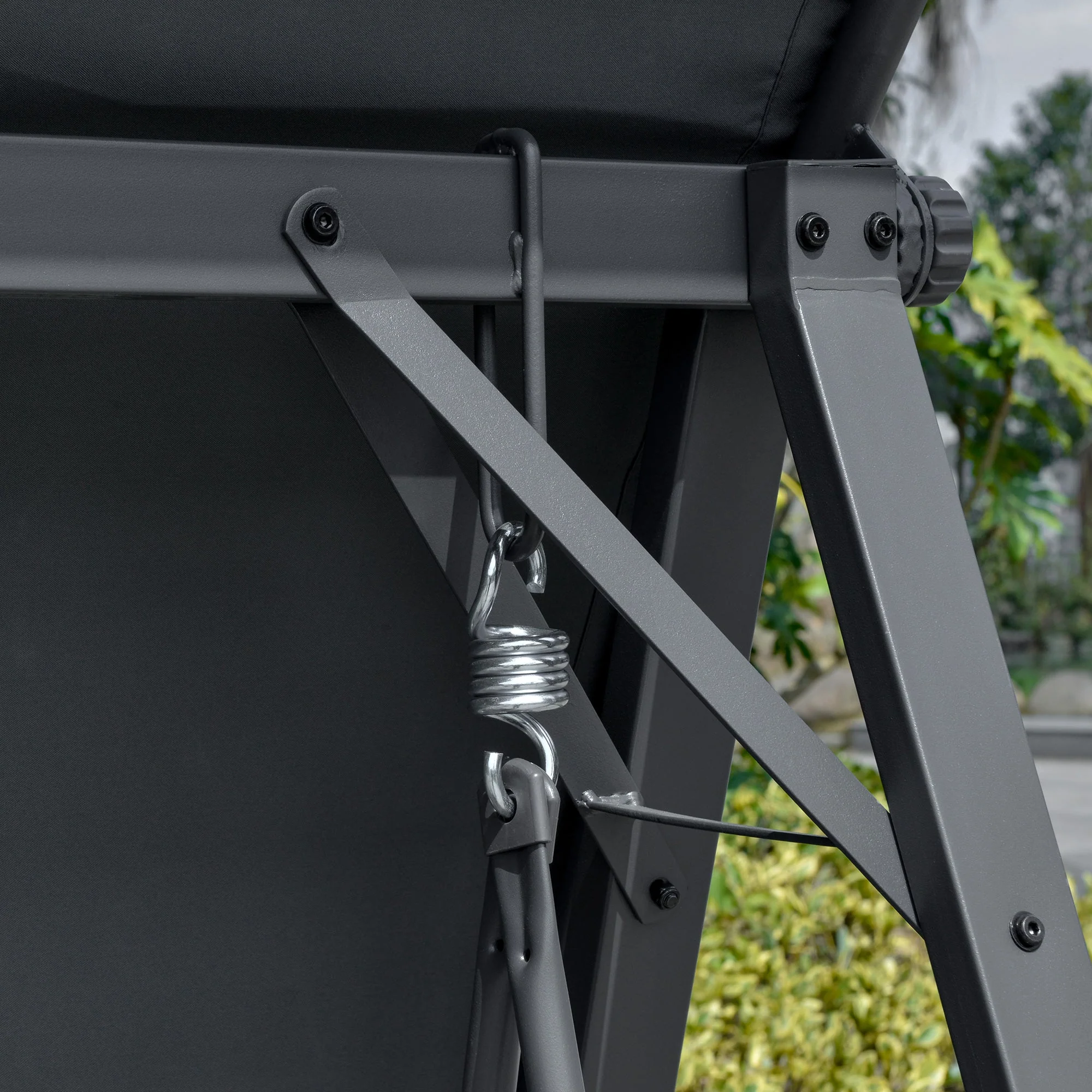2 Seater Garden Swing Chair - Image 7