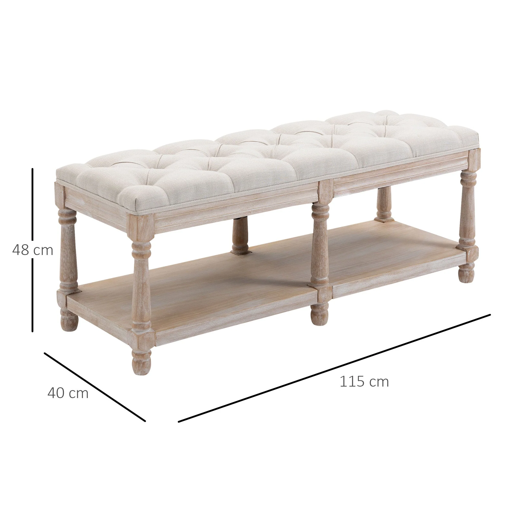 2-Tier Bed End Bench - Image 3