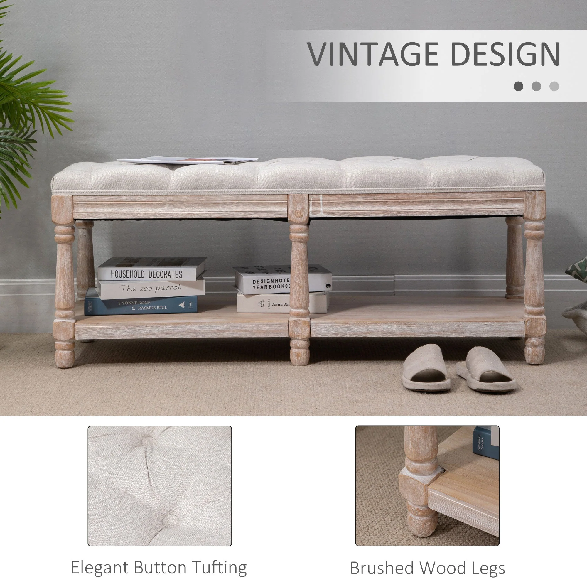 2-Tier Bed End Bench - Image 4