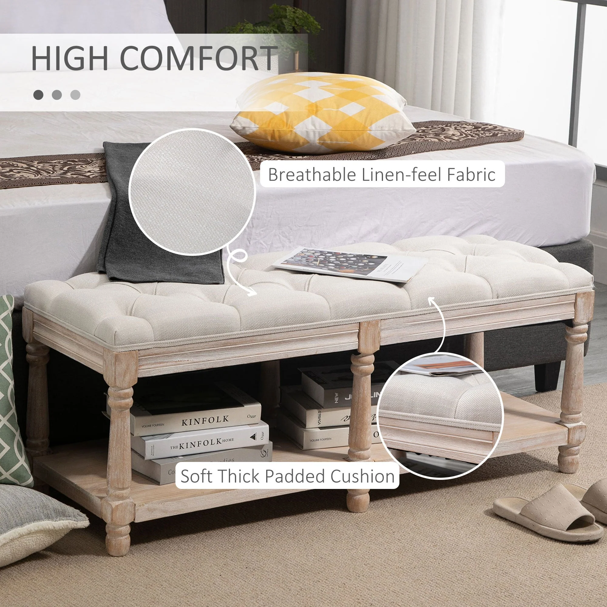 2-Tier Bed End Bench - Image 5