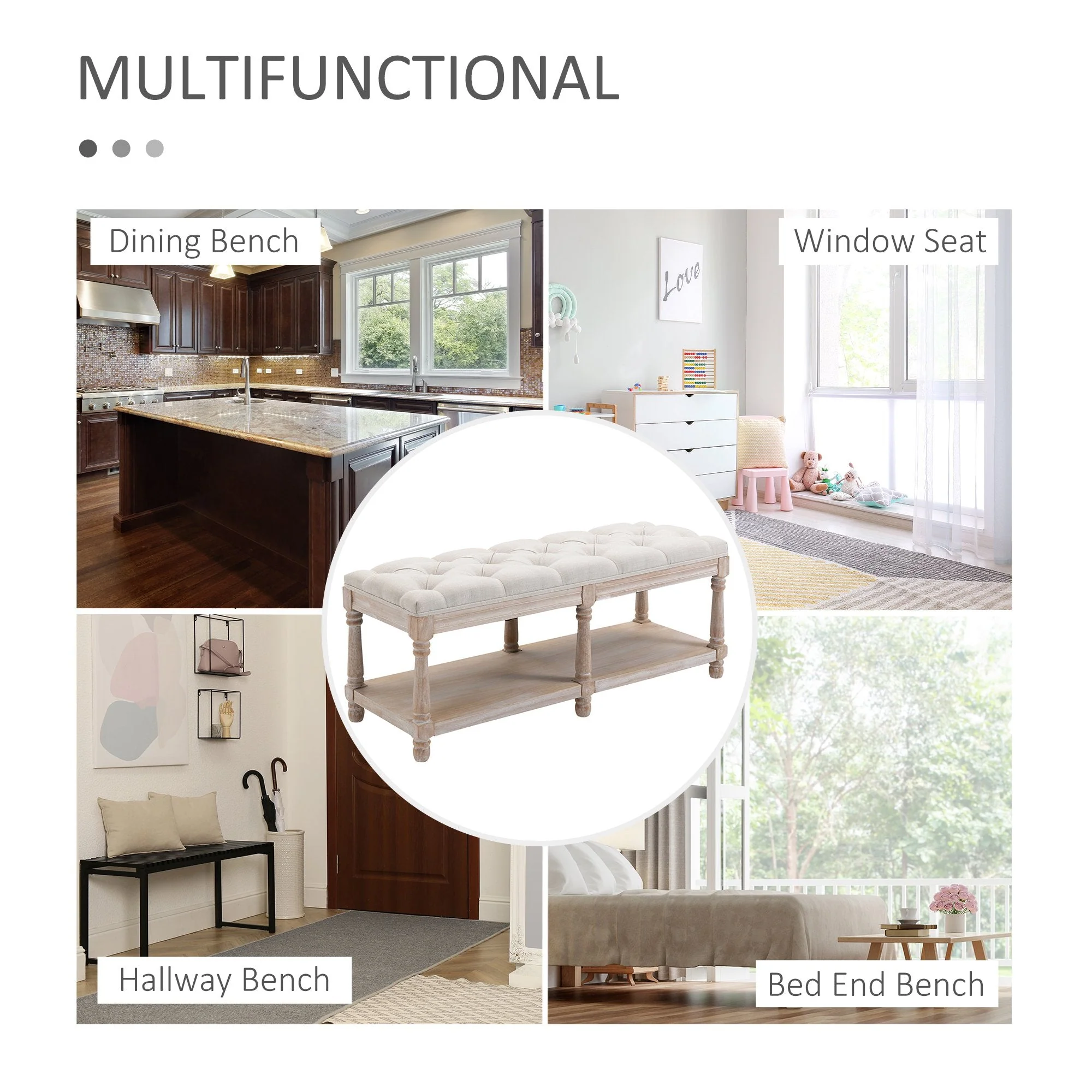 2-Tier Bed End Bench - Image 7