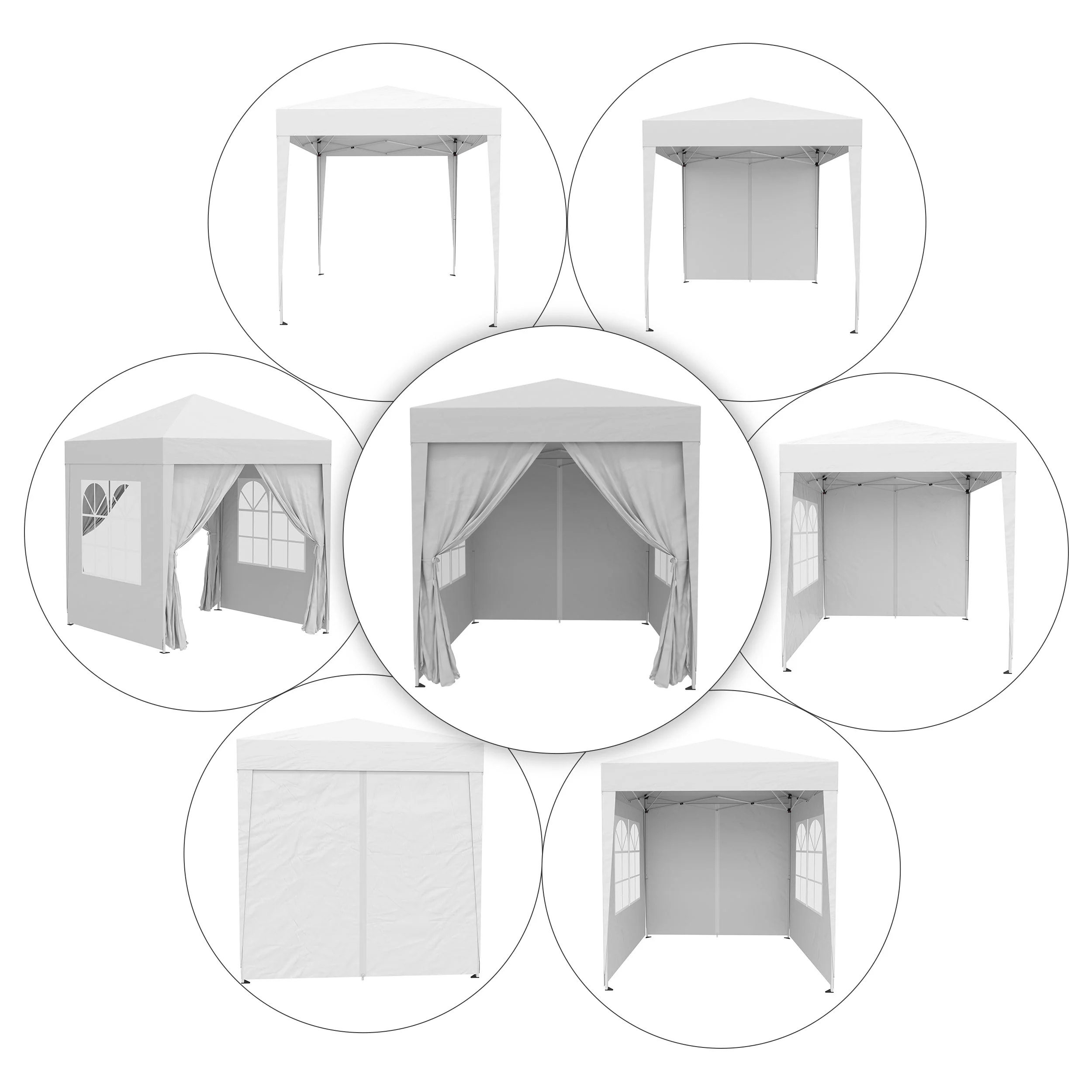 2 x 2M Pop Up Gazebo Canopy - Image 4