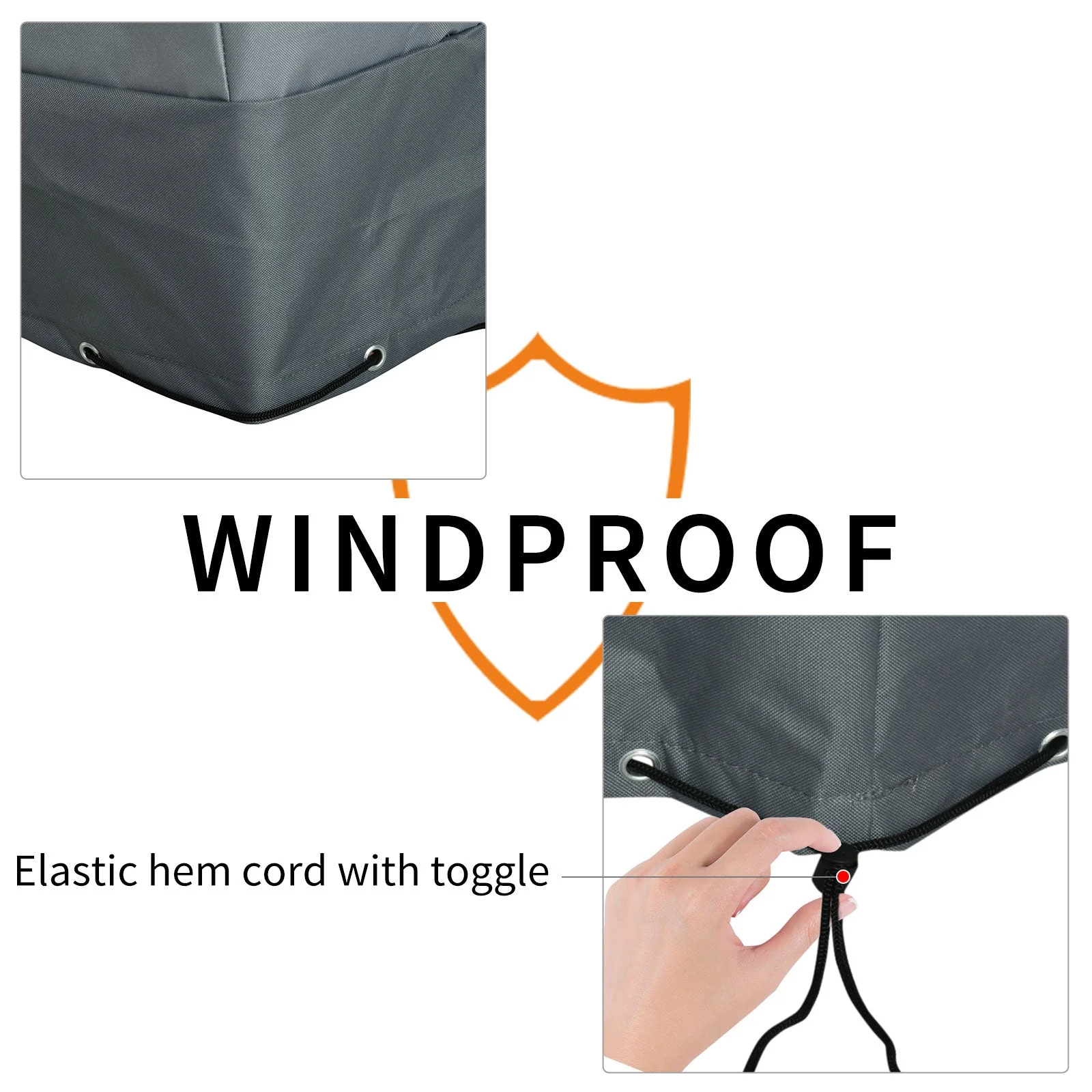 200x86cm Outdoor Garden Rattan Furniture Protective Cover Water UV Resistant - Image 5