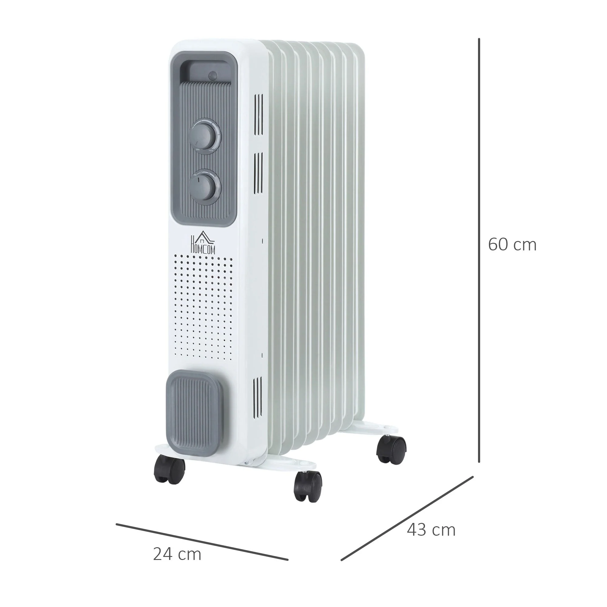 2180W Oil Filled Radiator - Image 3