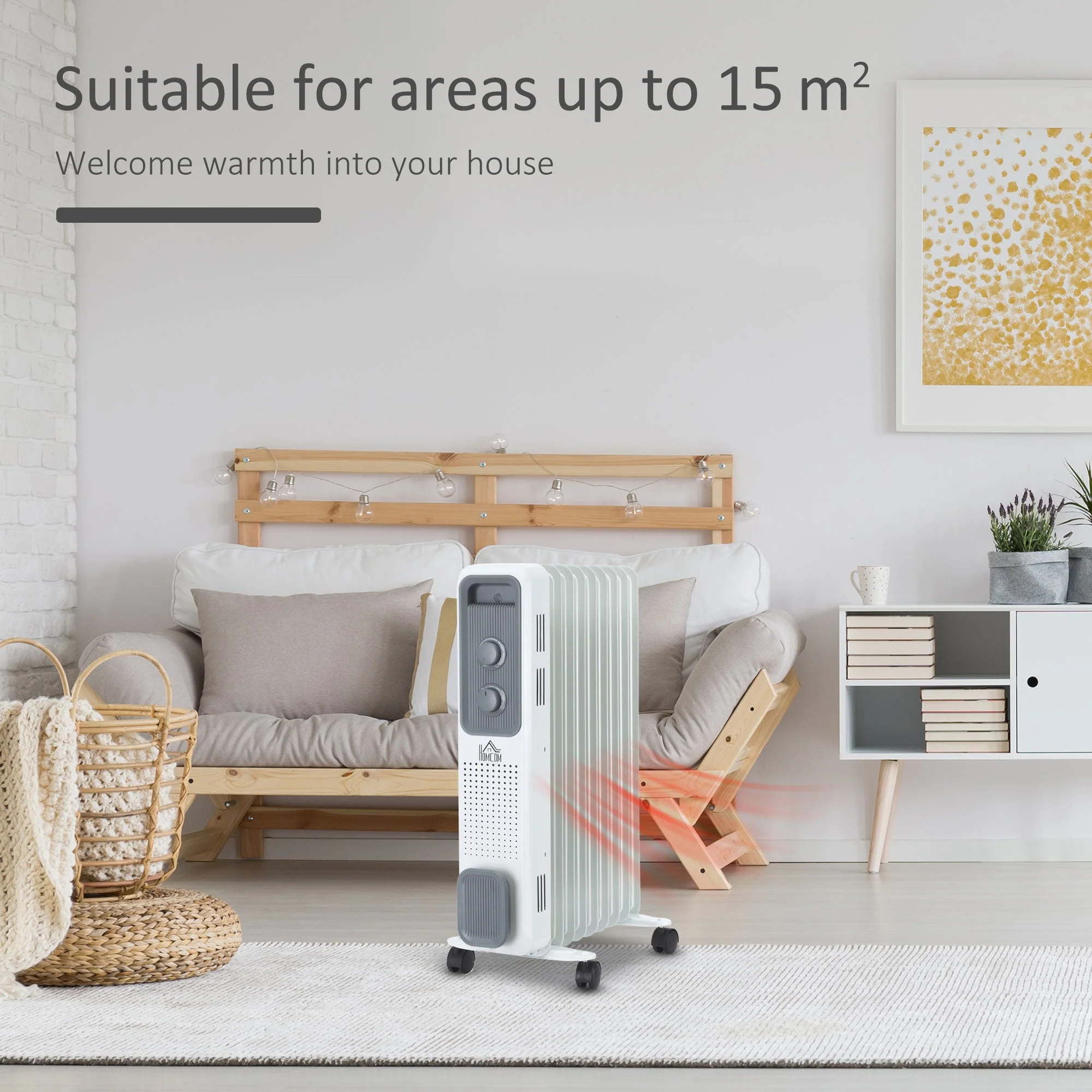 2180W Oil Filled Radiator - Image 4