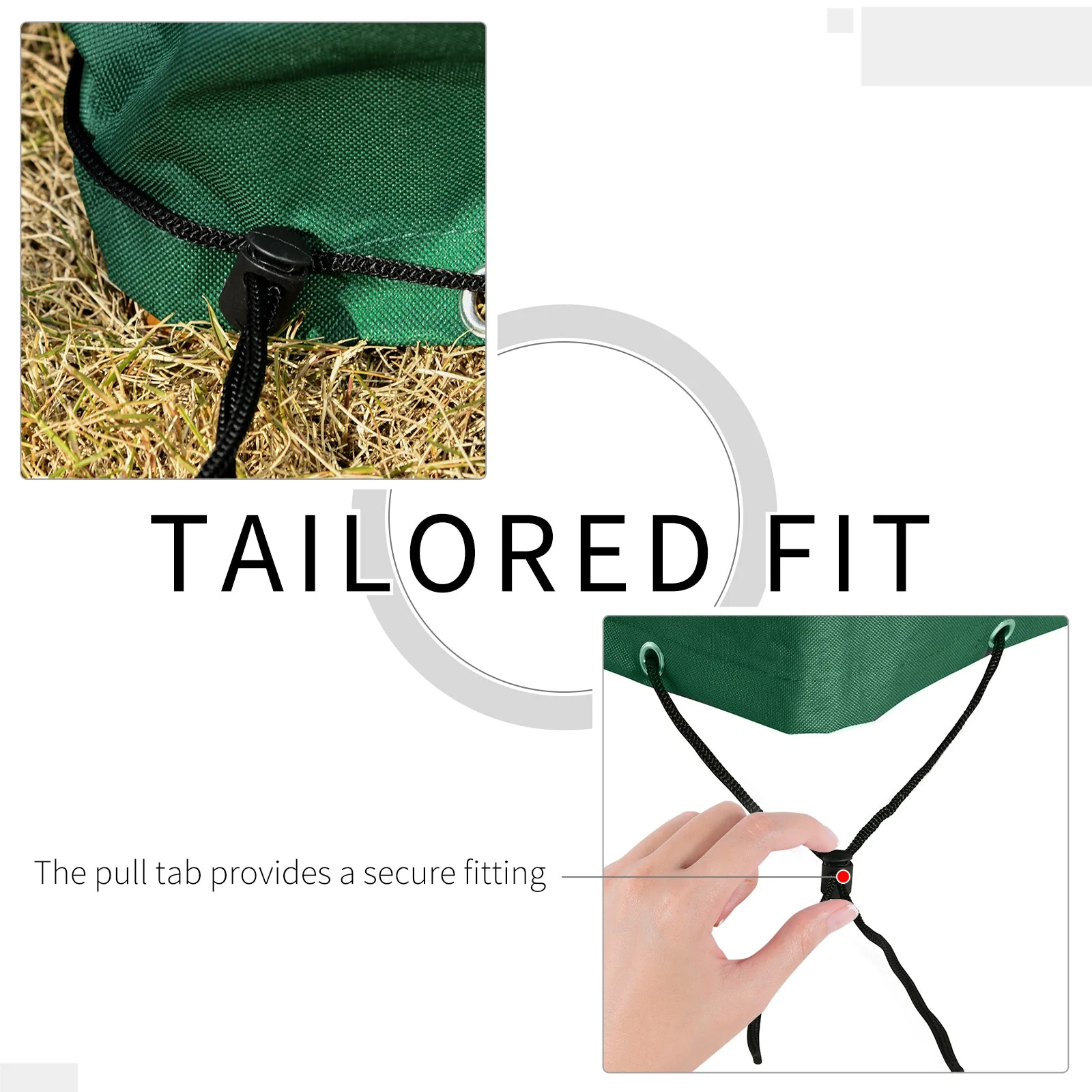 240L x 133W cm 3 Seat Outdoor Garden Swing Chair Protective Cover Water UV Resistant - Image 7